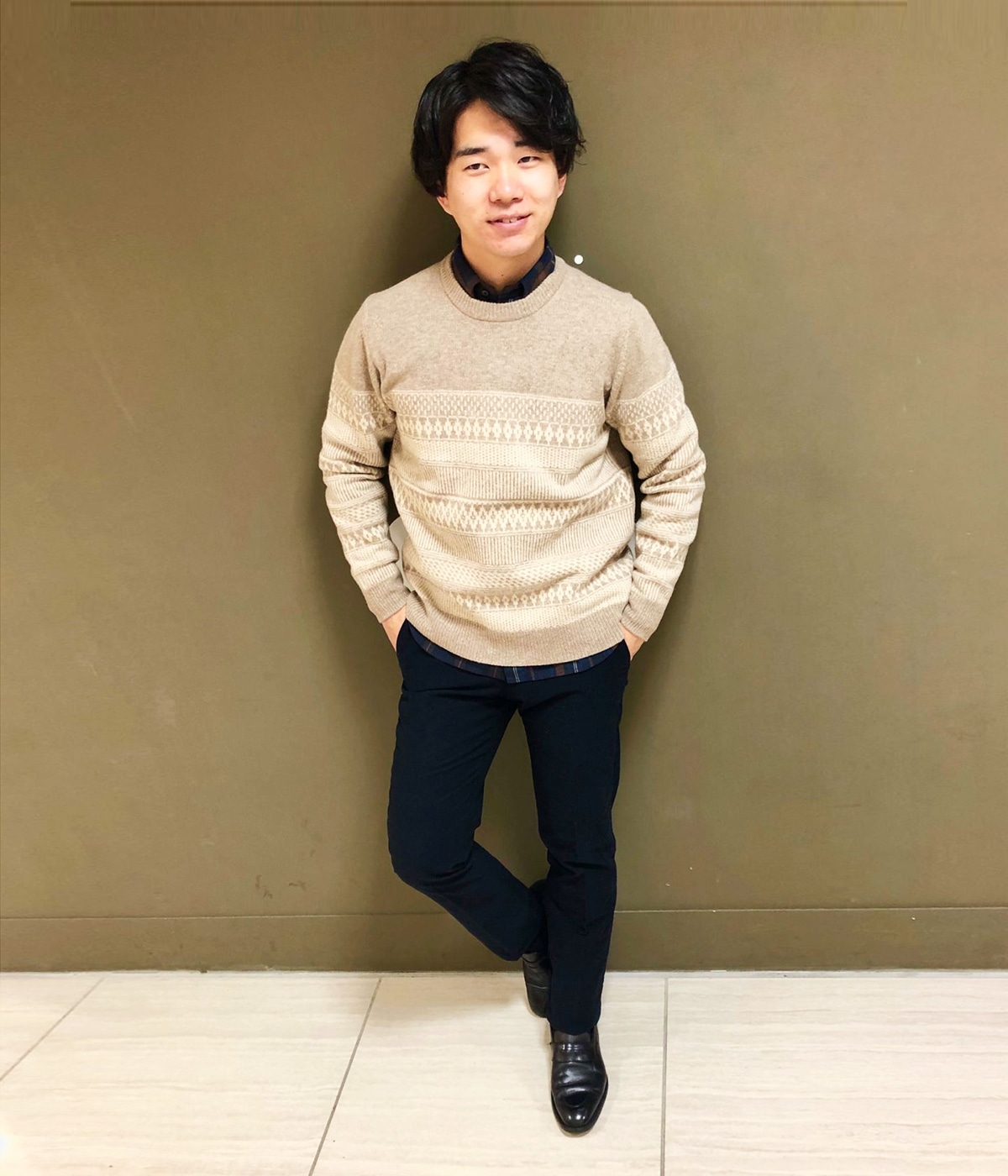 #ニットコーデ