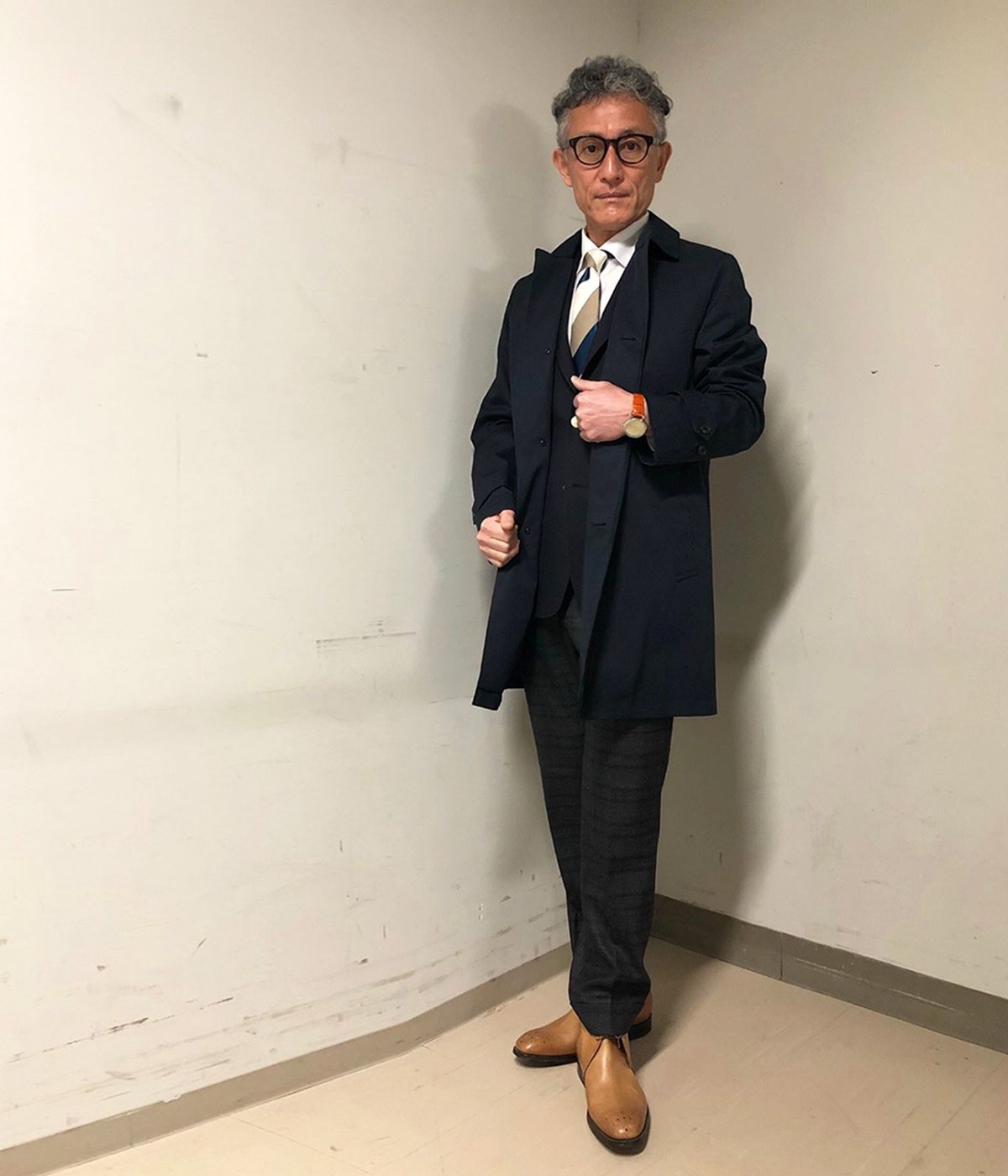 名鉄本店 スプリングコートスタイル