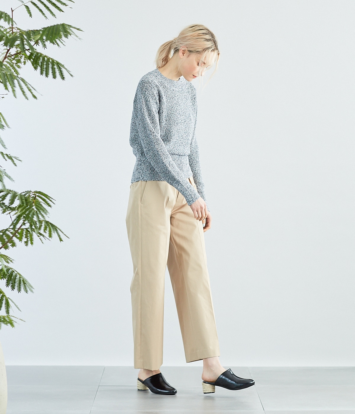 KONJAC COATED COTTON KNIT STYLE
