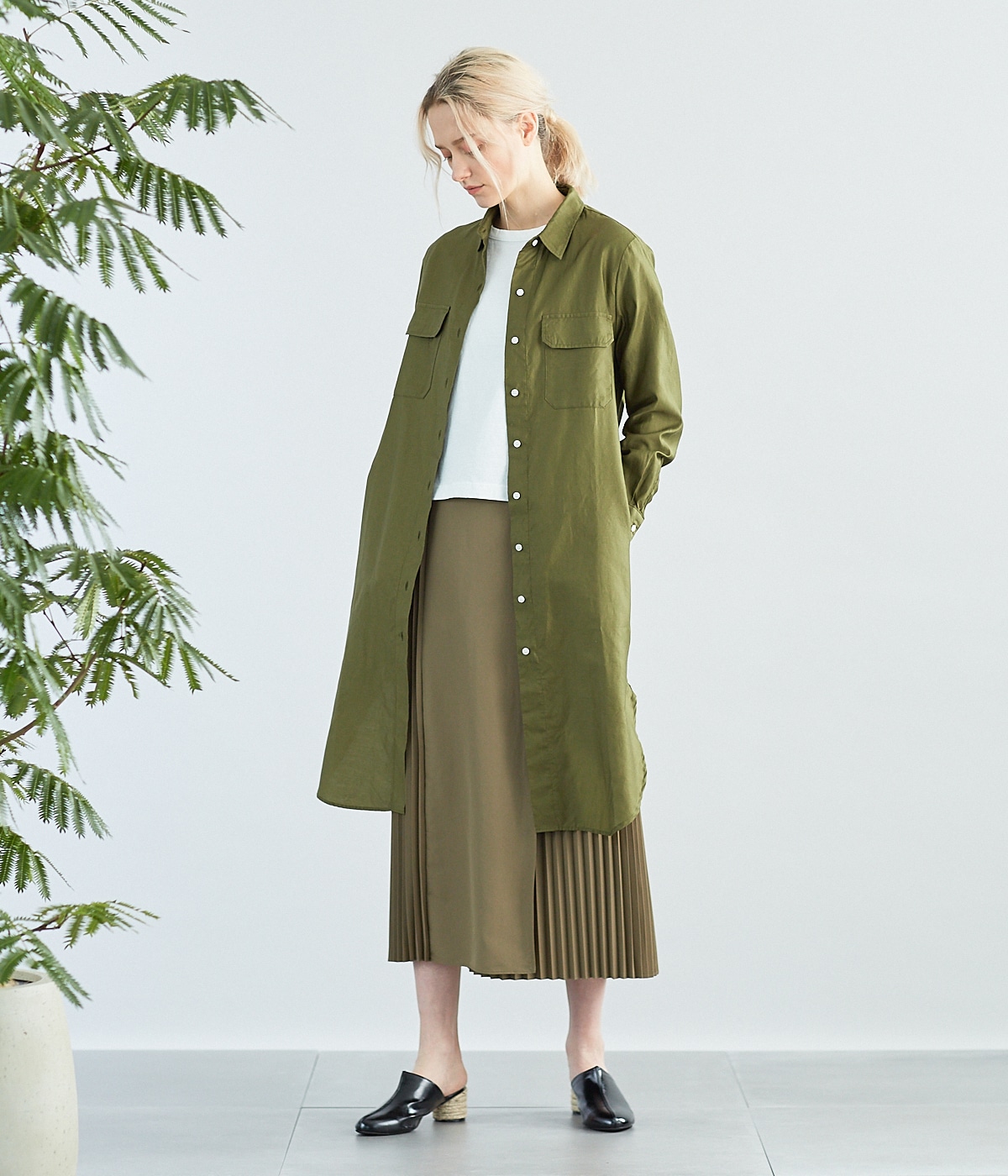 ONIBEGIE PLEATED SKIRT STYLE
