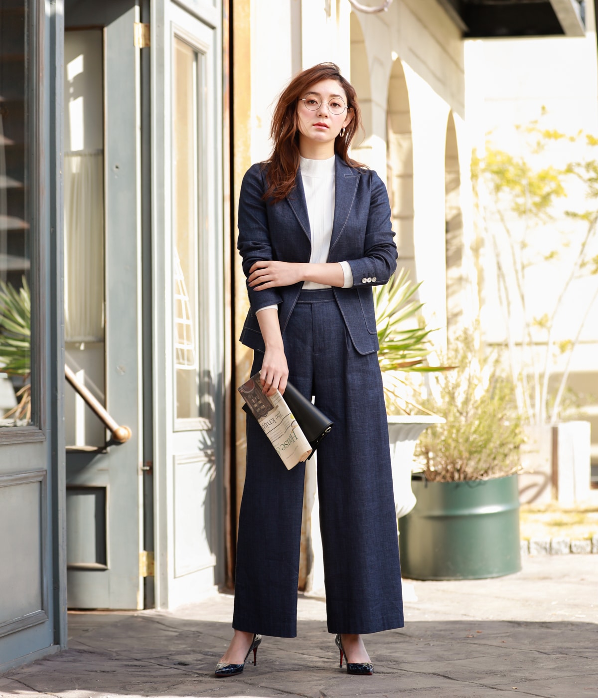 navy blue coordinate