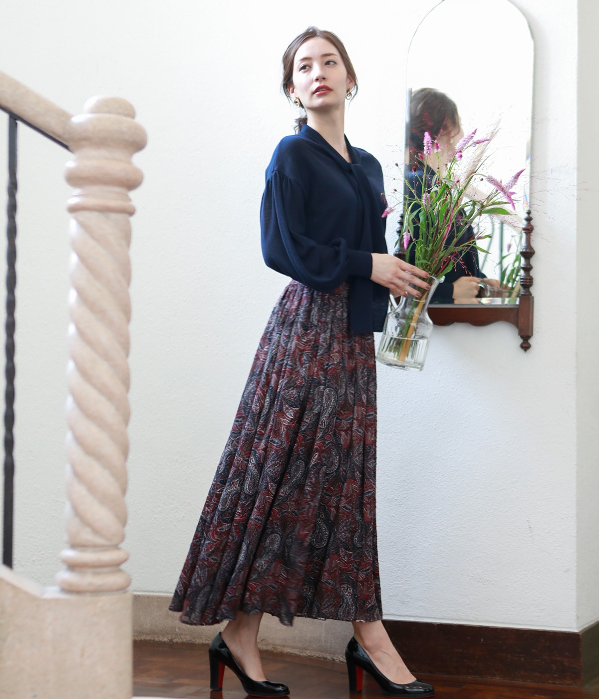 navy blue coordinate