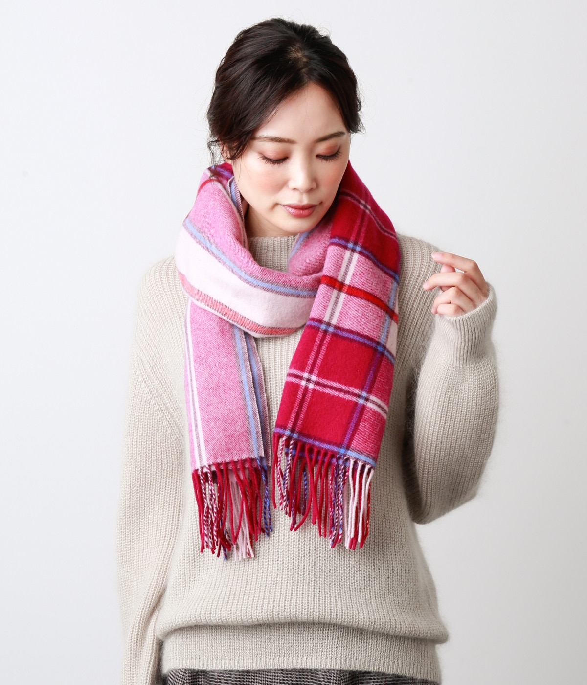 ハウスタータンウールカシミヤマフラー(51929852-2020)｜ファッション通販のNY.ONLINE