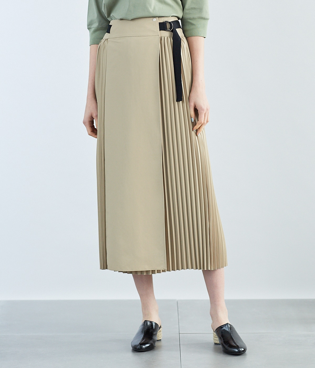 テクニカルアコーディオンプリーツ ラップスカート(37258310-2020)｜ファッション通販のNY.ONLINE