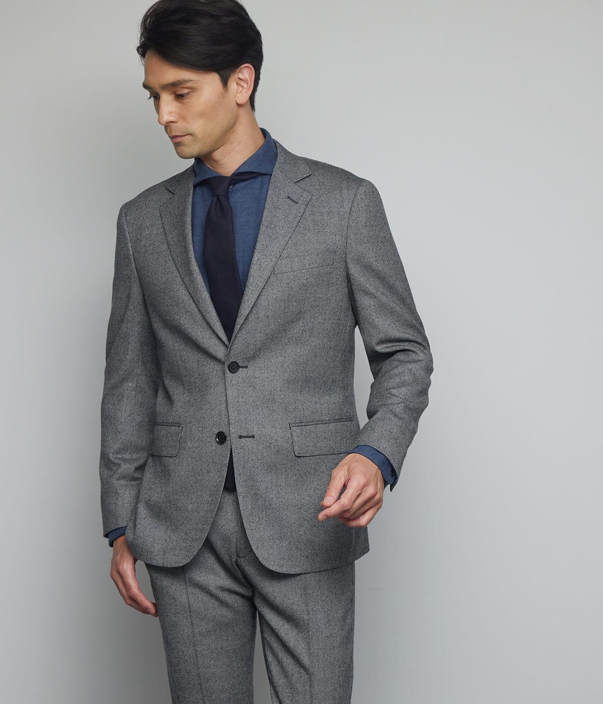 Travel Comfort 防シワ 撥水 ストレッチ マナード ホームスパン ライトウェイト マンハッタンモデルジャケット 2ボタン セットアップ対応 21 ファッション通販のny Online