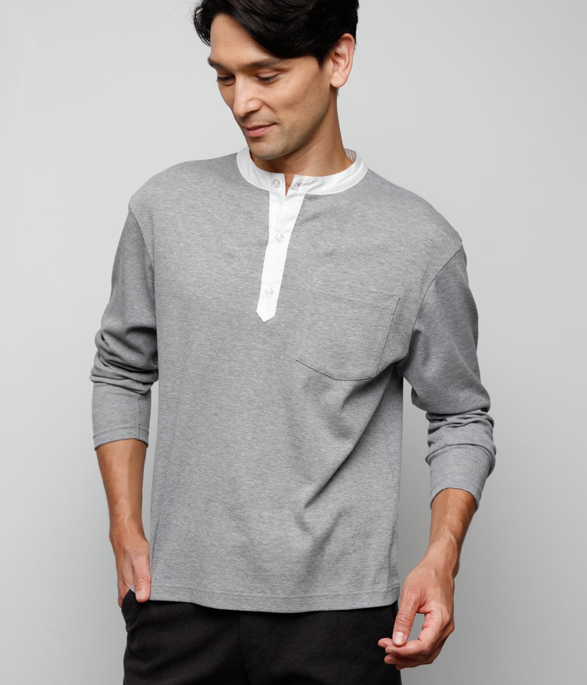 ハニカム ヘンリーネック 長袖Ｔシャツ(11603663-2021)｜ファッション通販のNY.ONLINE
