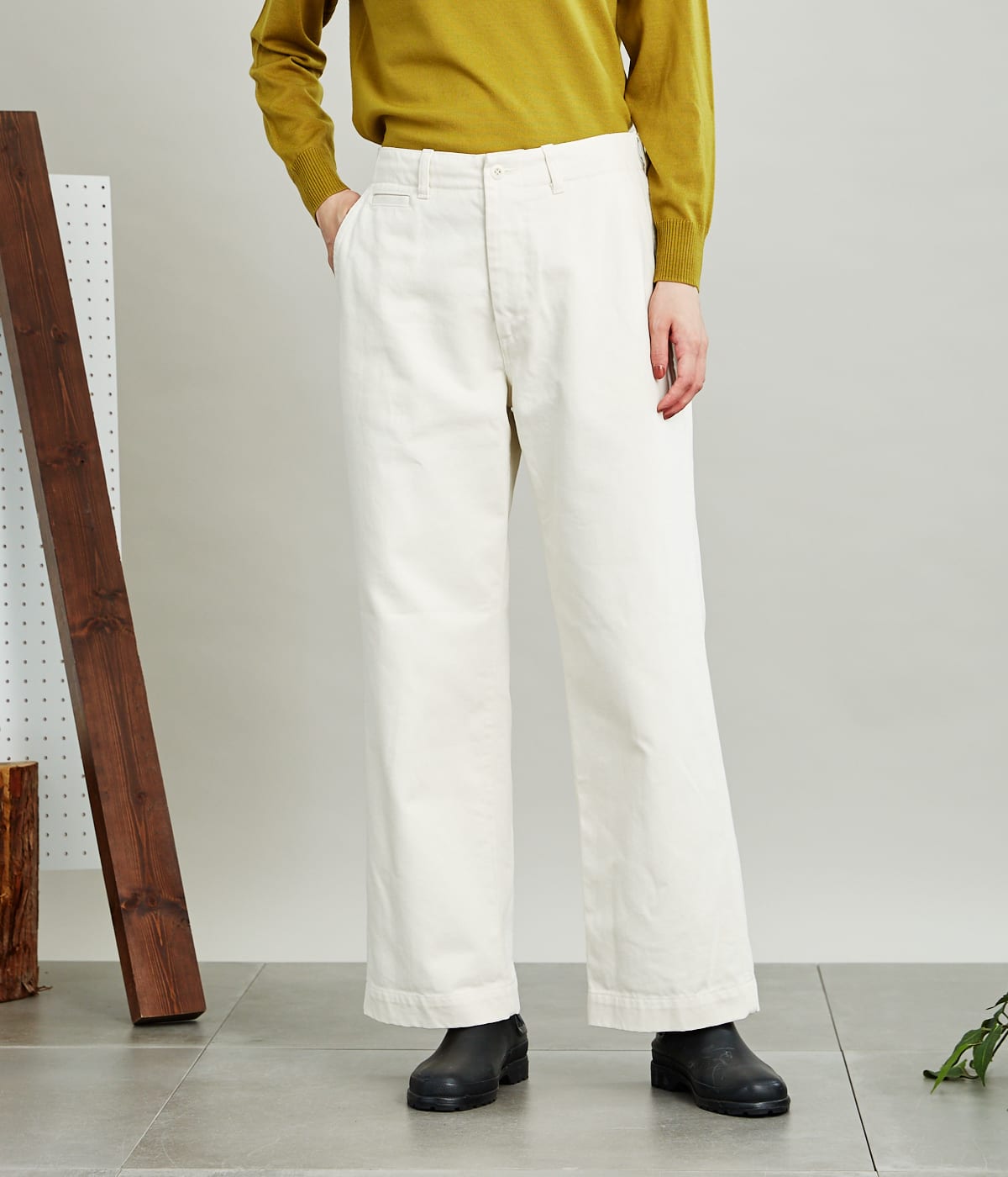 Organic Cotton Nidom Bio ワイドパンツ