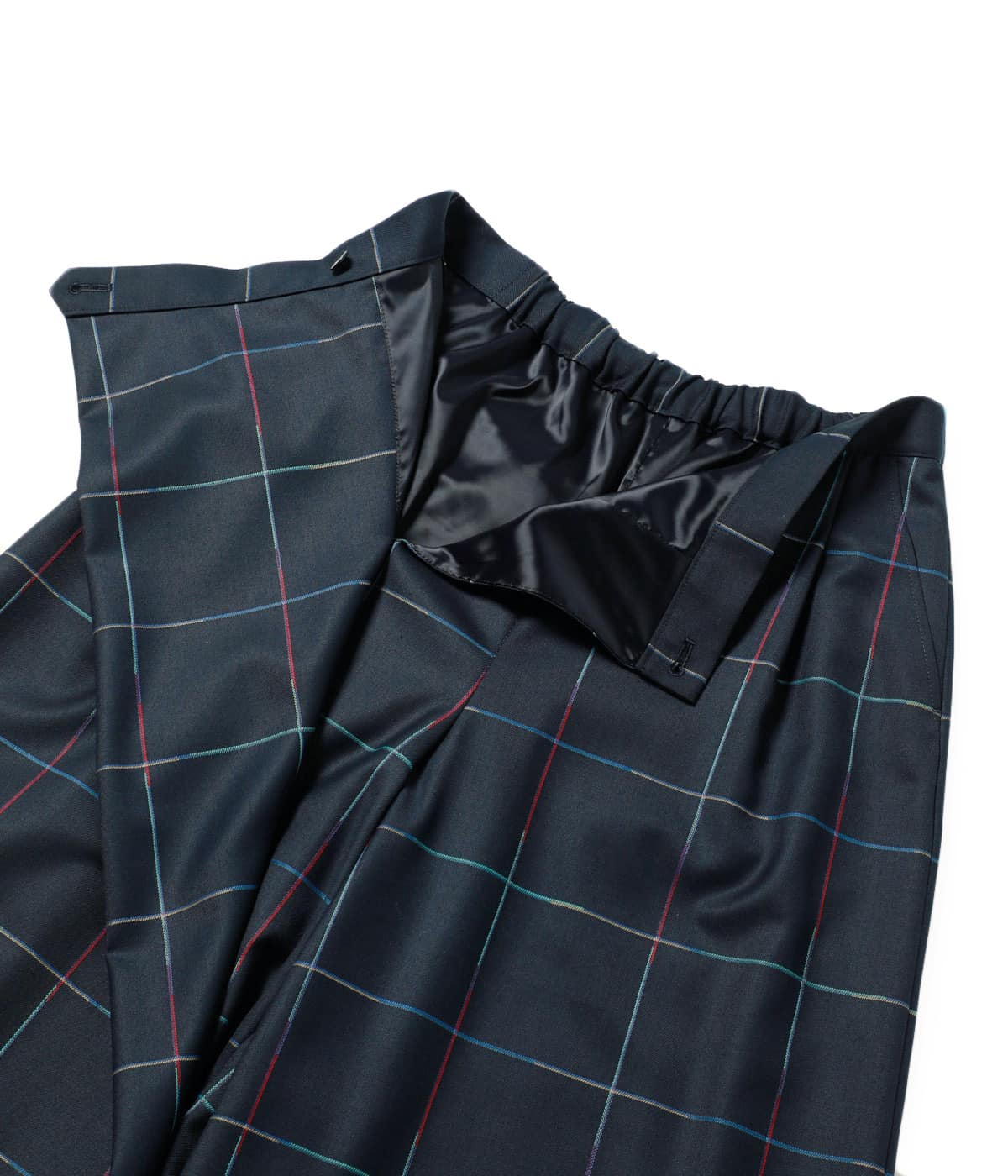 カラフルブロックチェック キュロットパンツ(51333232-2021 カラフルブロックチェック キュロットパンツ(51333232-2021