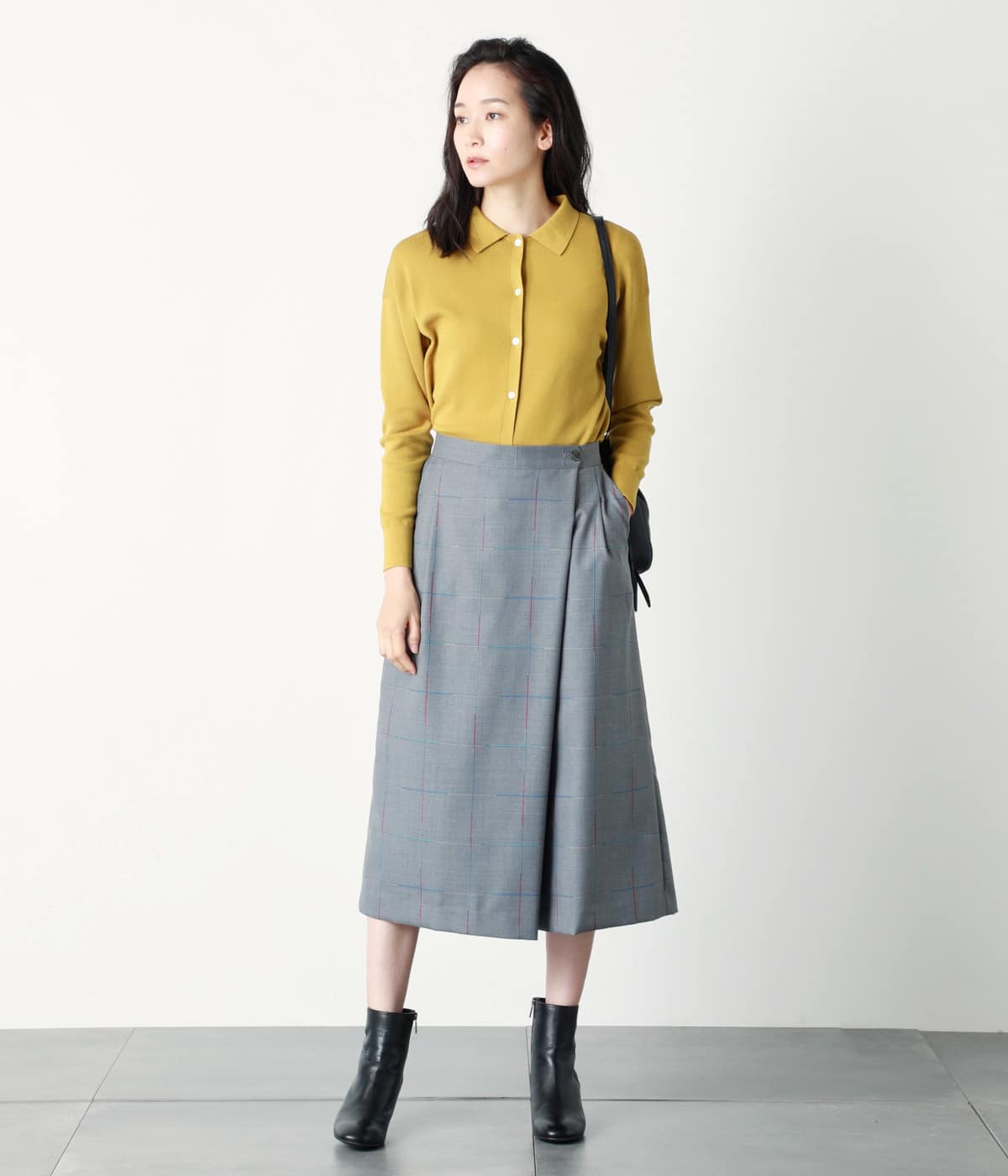 カラフルブロックチェック キュロットパンツ(51333232-2021 カラフルブロックチェック キュロットパンツ(51333232-2021