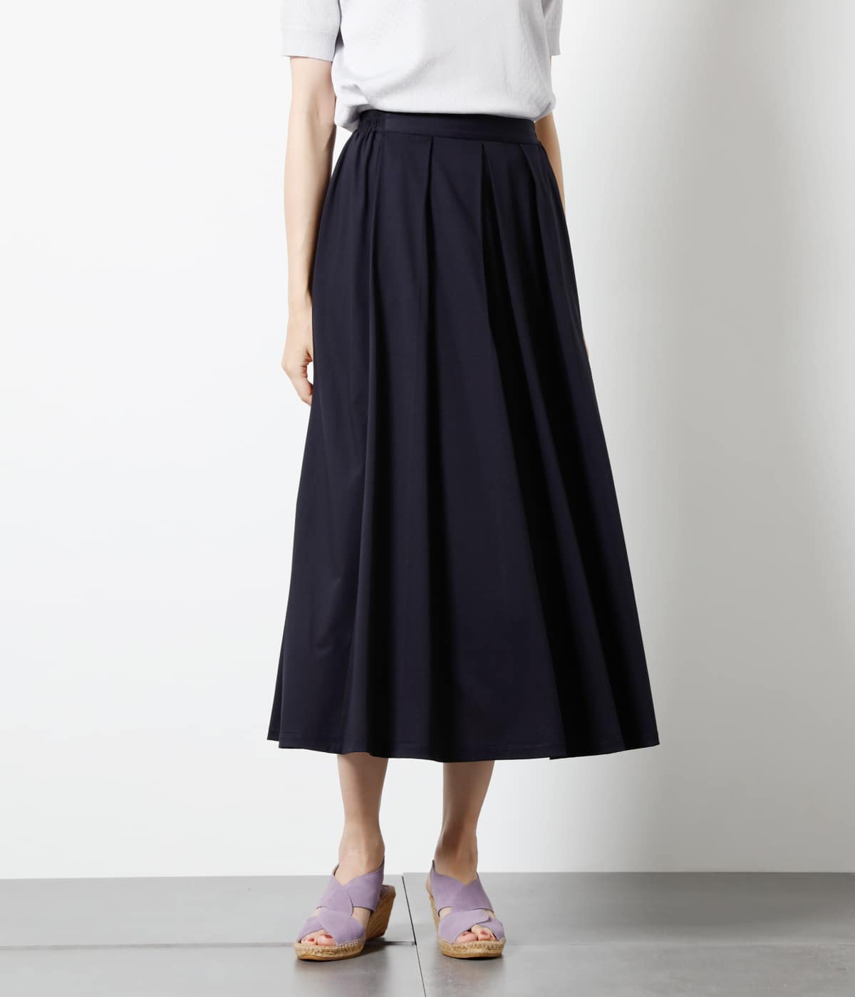 シルケット加工 プレ ディング天竺 タックロングスカート 21 ファッション通販のny Online シルケット加工 プレ ディング天竺 タックロングスカート 21 ファッション通販のny Online