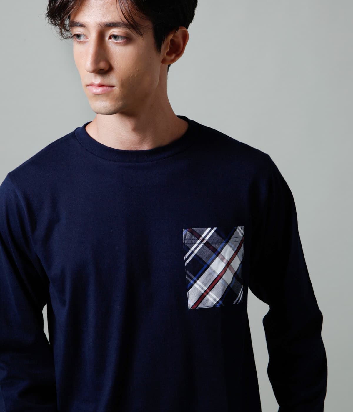 ハウスタータンポケット 長袖Tシャツ