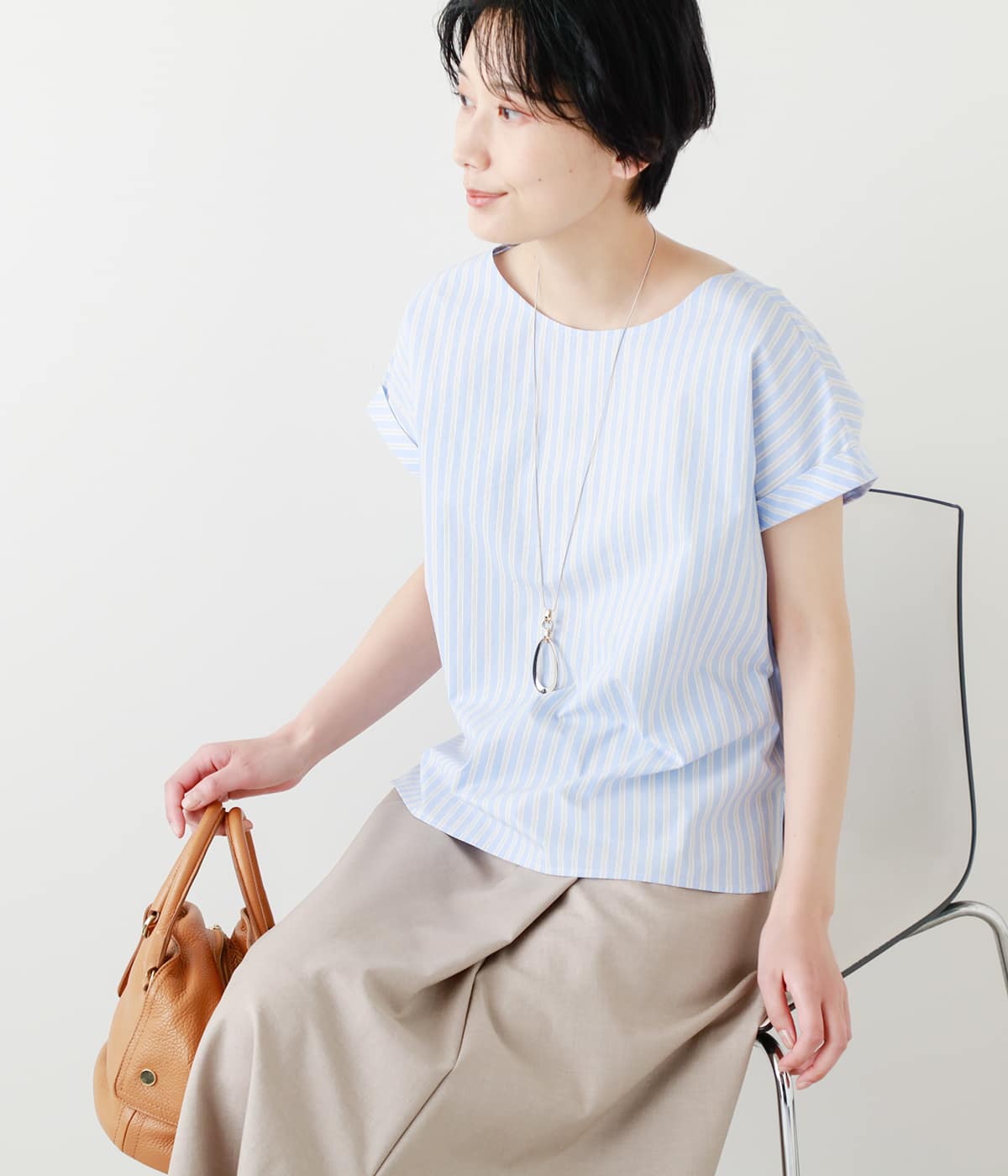 【WEB限定】DONEEYU(ドニーユ) 前後2wayブラウス