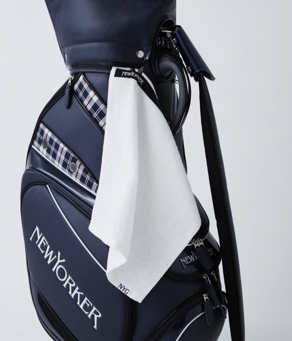 【NEWYORKER GOLF】ハウスタータンループ付きハンドタオル(大判)