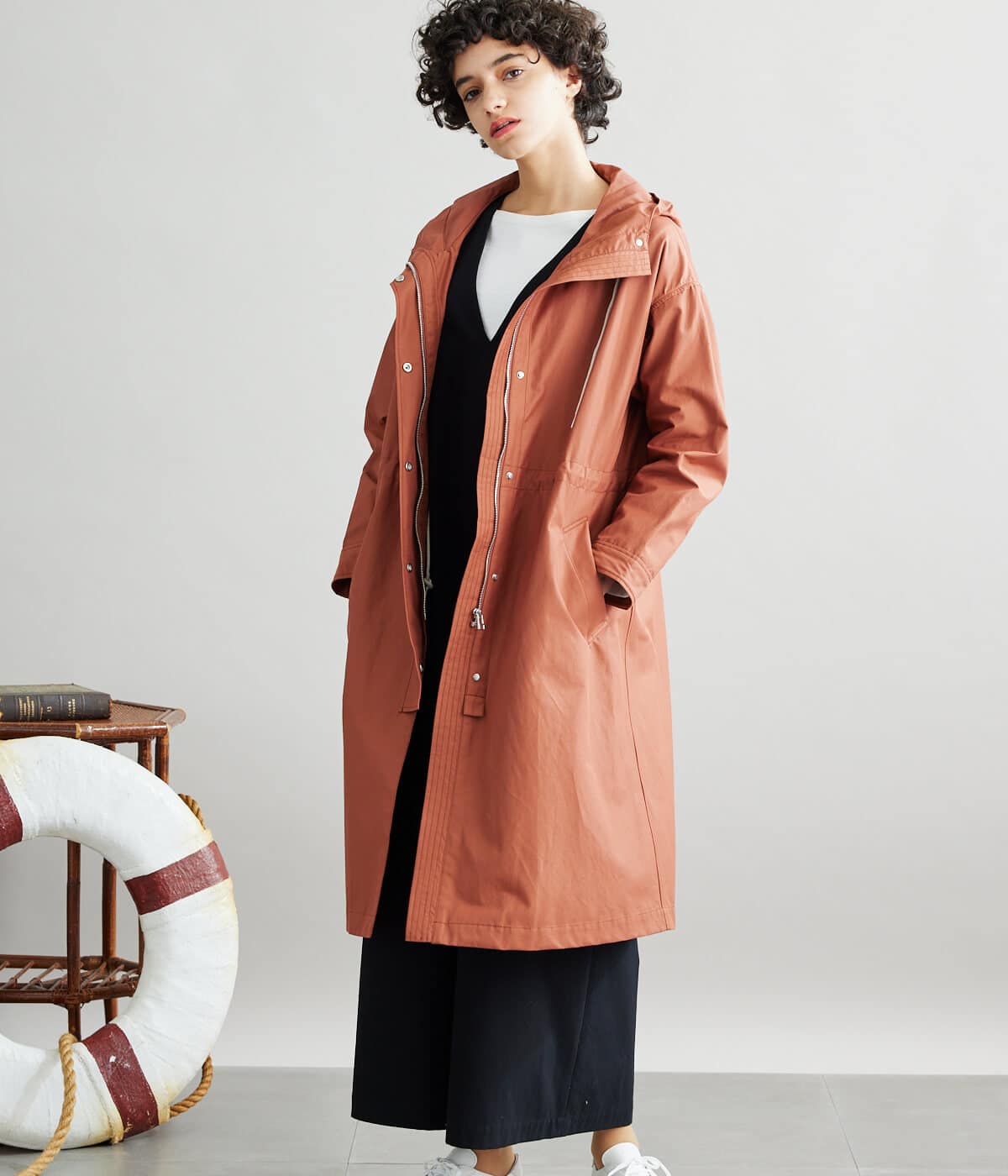 Cotton Nylon Technical Gabardine モッズコート