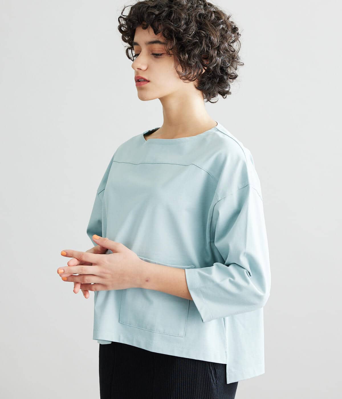 [Lotus] Suvin Cotton Plating Jersey ショートプルオーバー