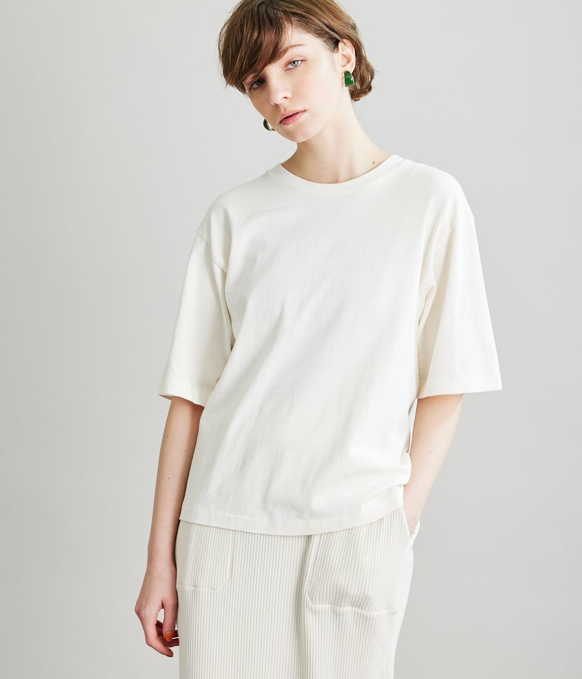 American Sea Island Cotton 吊り編みTシャツ