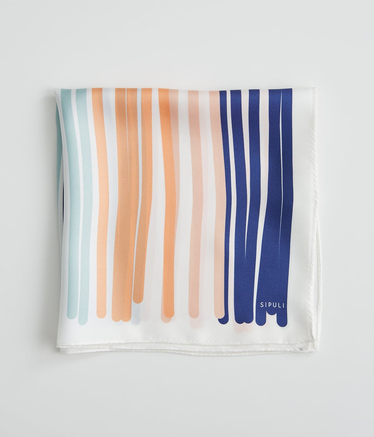 Mantero｜Stripe Spreads Silk スカーフ