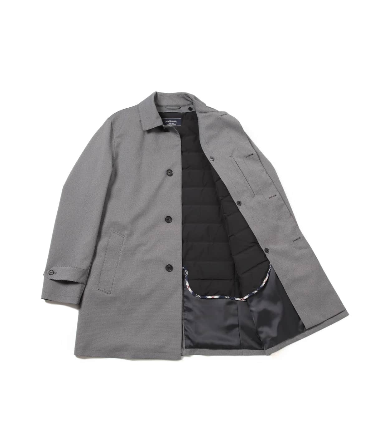 撥水・防風・透湿】ピンヘッド 3層ボンディング ショートマックコート