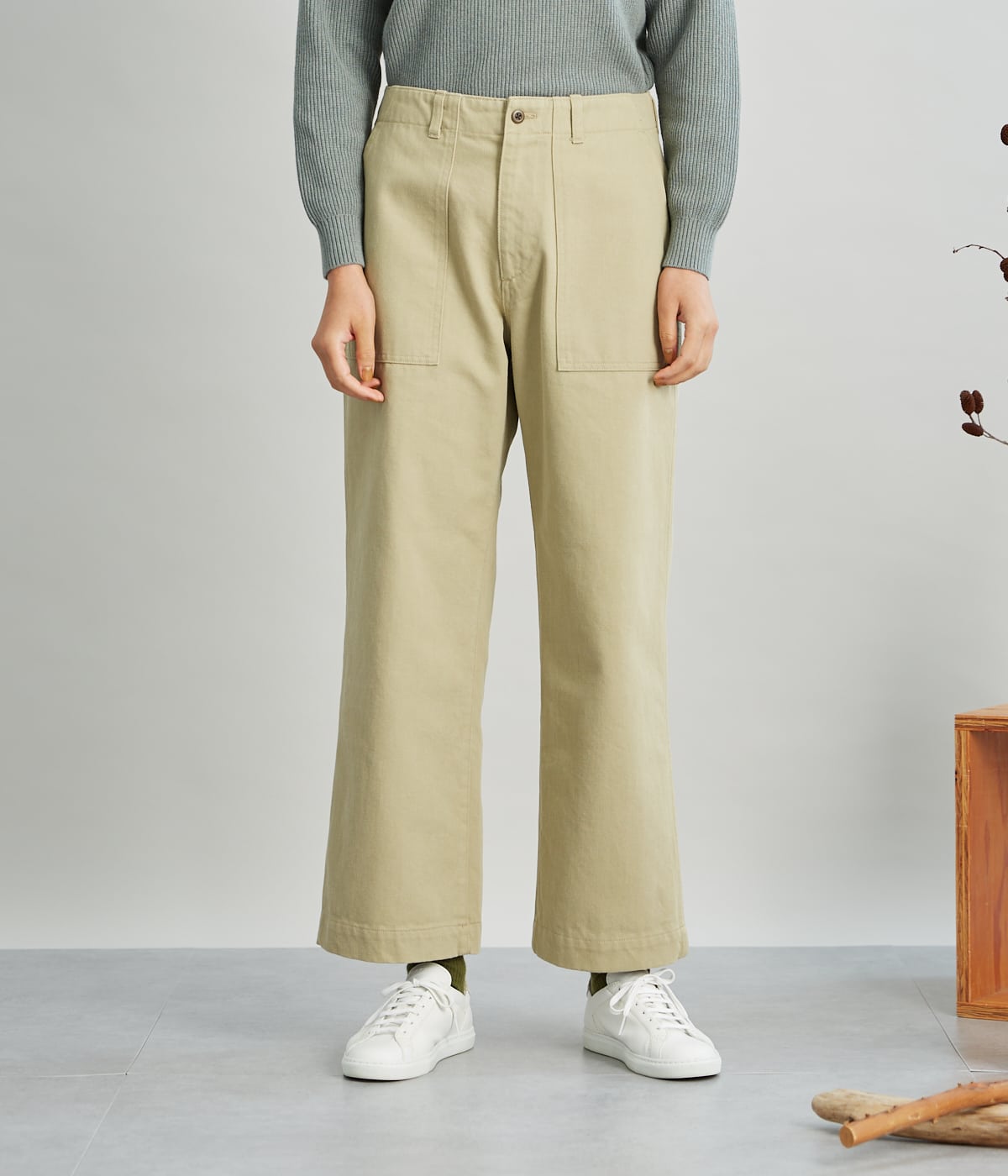 Organic Cotton Nidom Bio　ベイカーパンツ