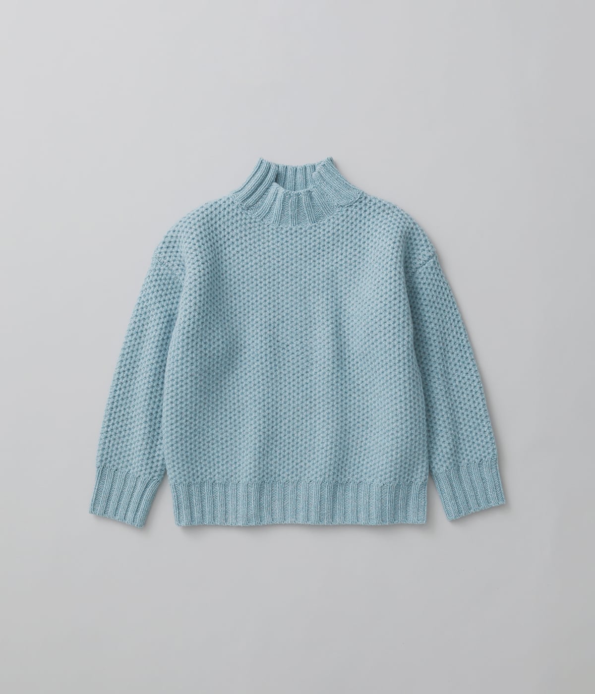 Multi Color Super Fine Wool ハニカム柄ニット