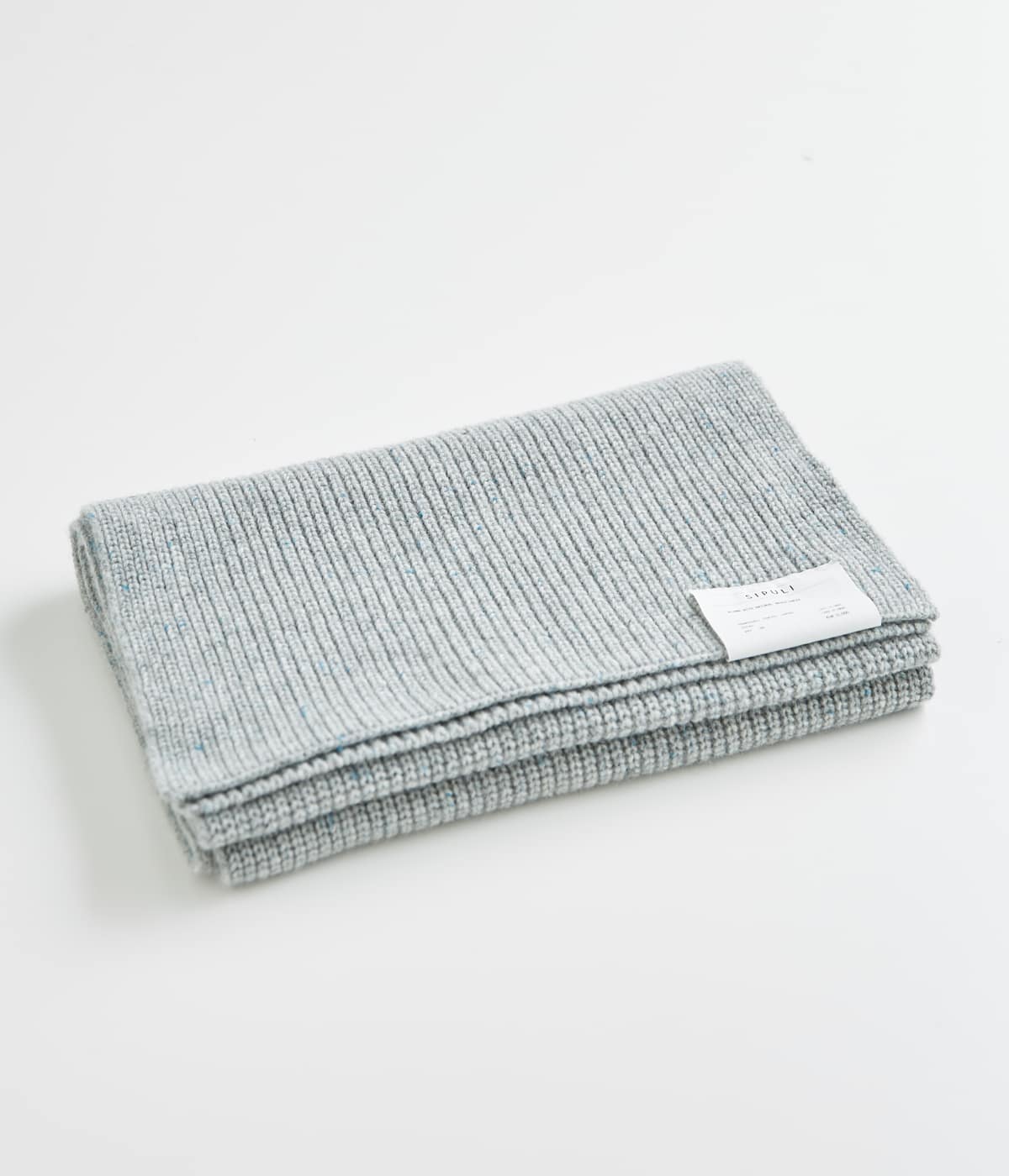 NEWYORKERのWool Color Nep 片畦マフラー