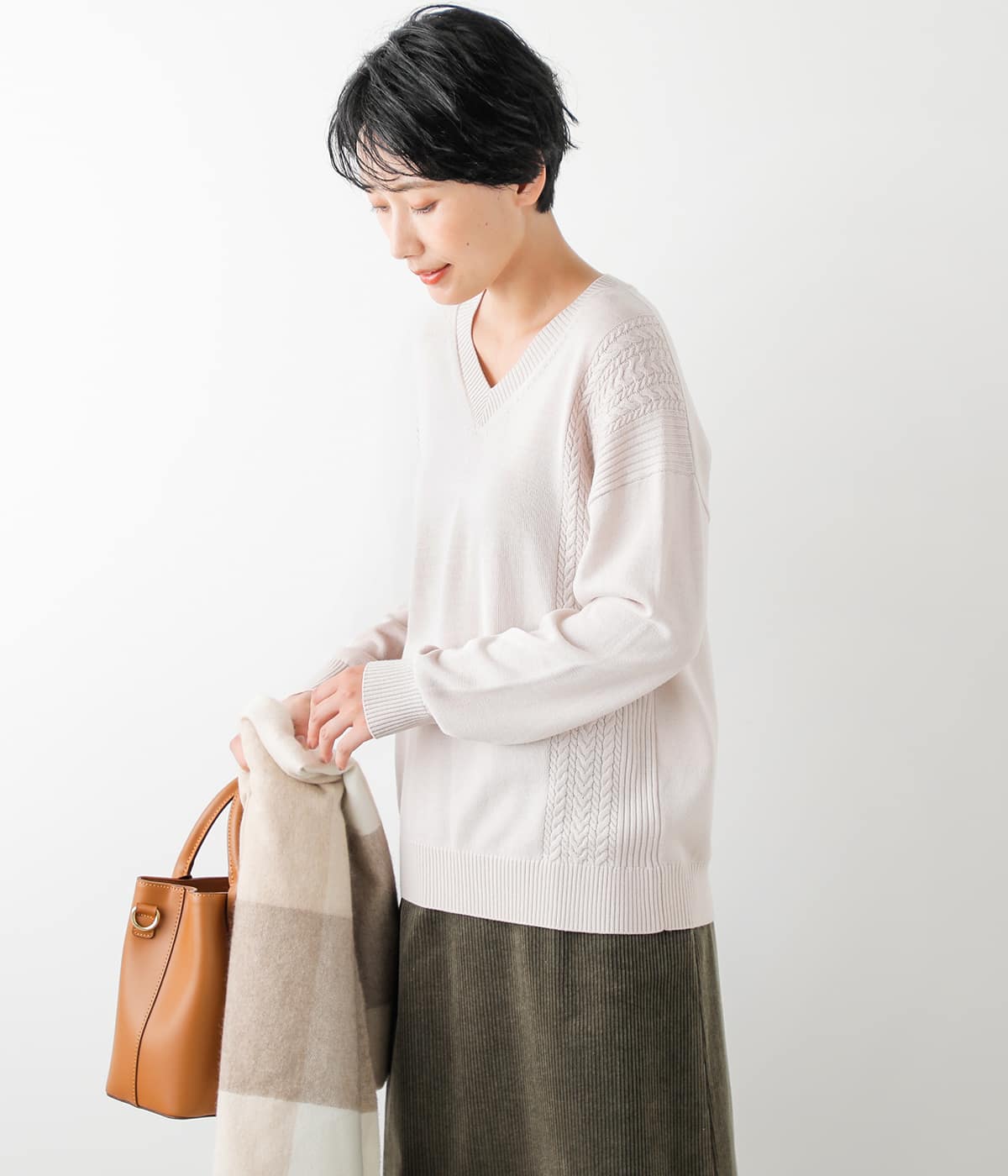 ウォッシャブルウール ケーブルニットプルオーバー(51726631-2022)｜ファッション通販のNY.ONLINE