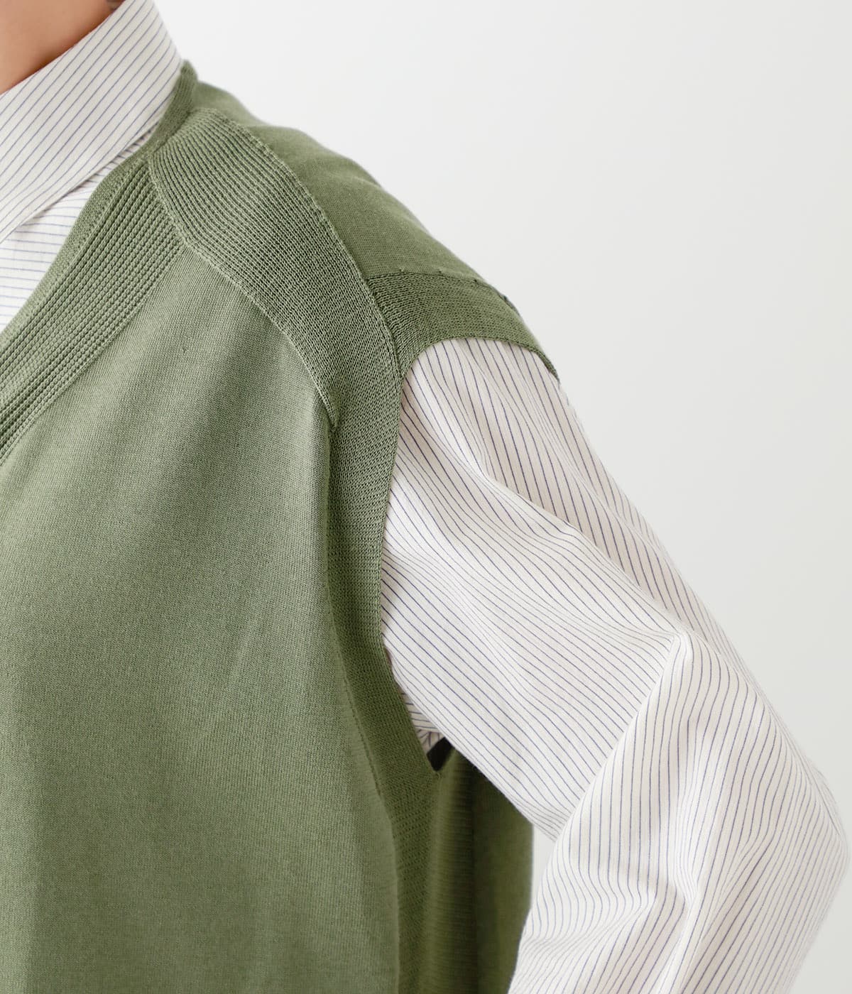 レトロ調 ニットベスト Lサイズ MEN