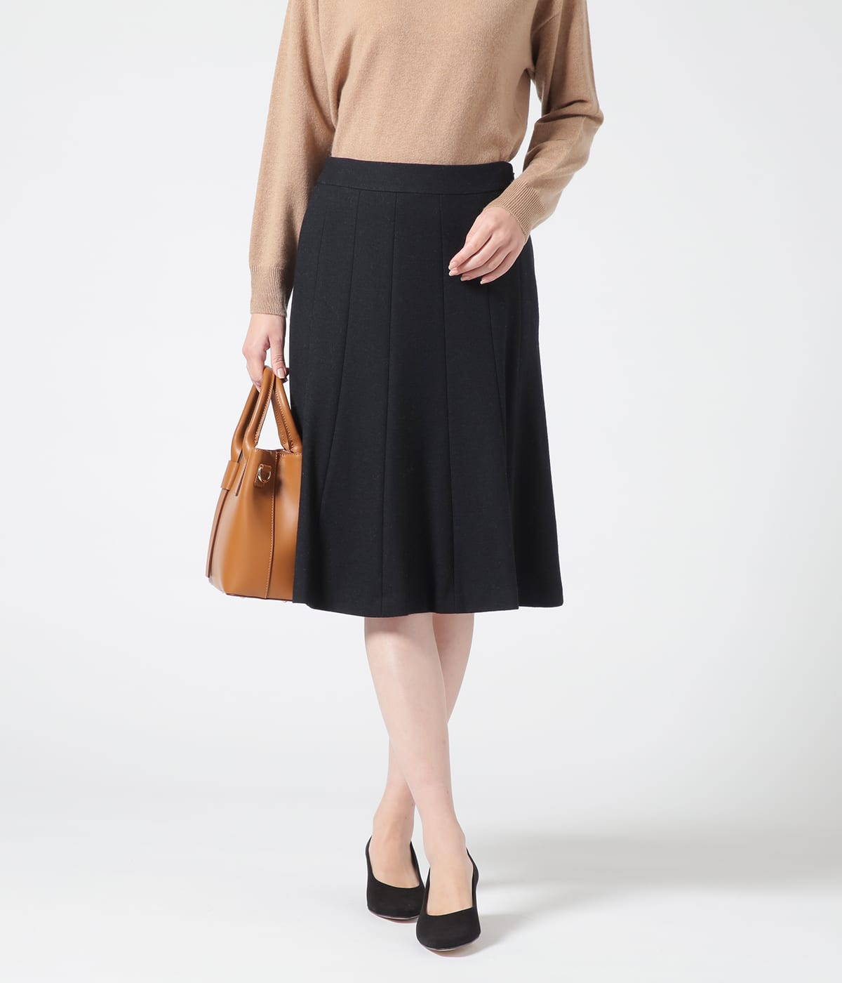 たしろ屋 ニューヨーカー 13号 黒 スカート パンツ ジャケット 3点