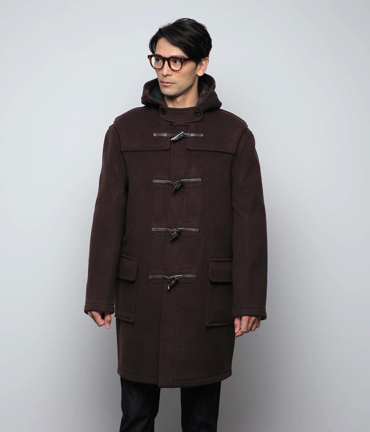 GLOVERALL ウールナイロンビーバー ダッフルコート(74466991-2022