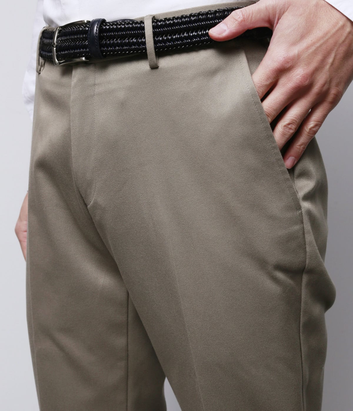 コットンチノパンツ(ノータック)(15285880-2022)｜ファッション通販の 