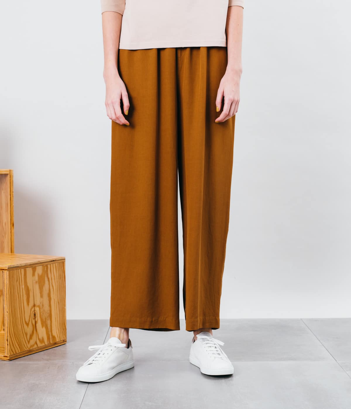 Drapey Gabardine ドローストリングワイドパンツ 22 ファッション通販のny Online