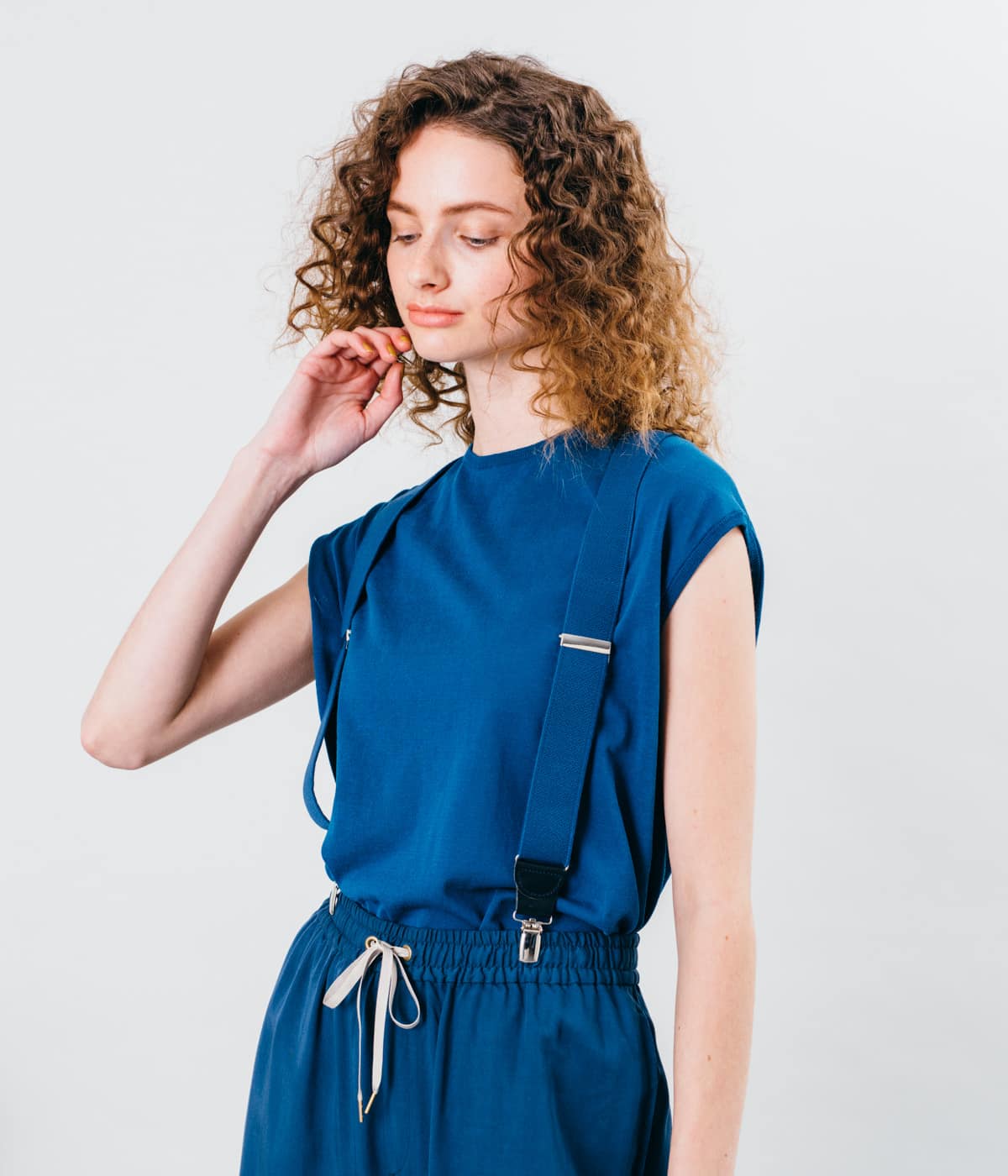 Ice Cotton Hightwist Swiss Cotton フレンチスリーブニット 22 ファッション通販 のny Online