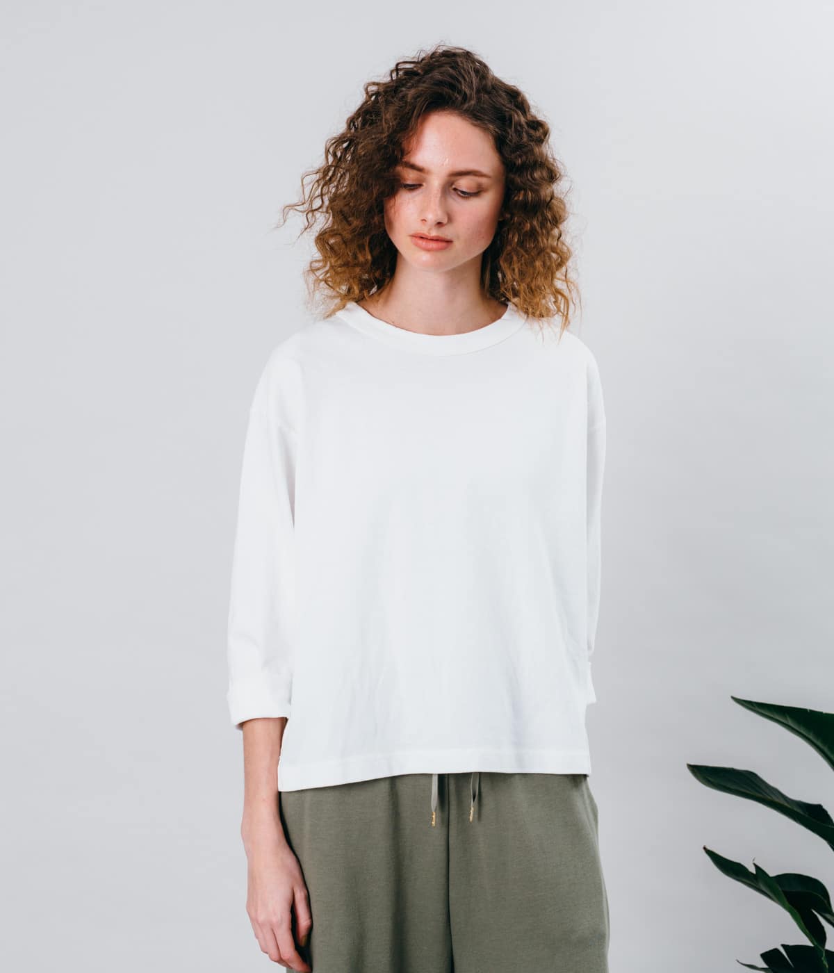 Memphis Cotton Jersey  7分袖プルオーバー