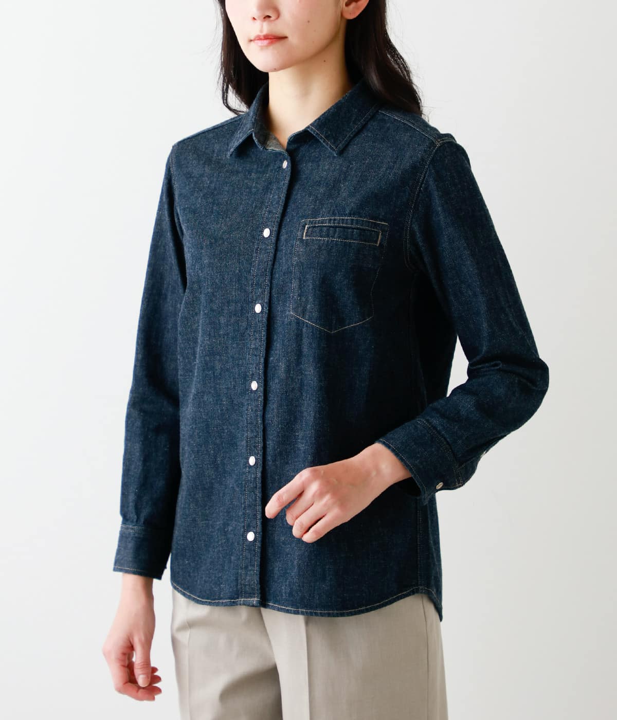 L Edwin 8オンスライトデニム シャツ 22 ファッション通販のny Online