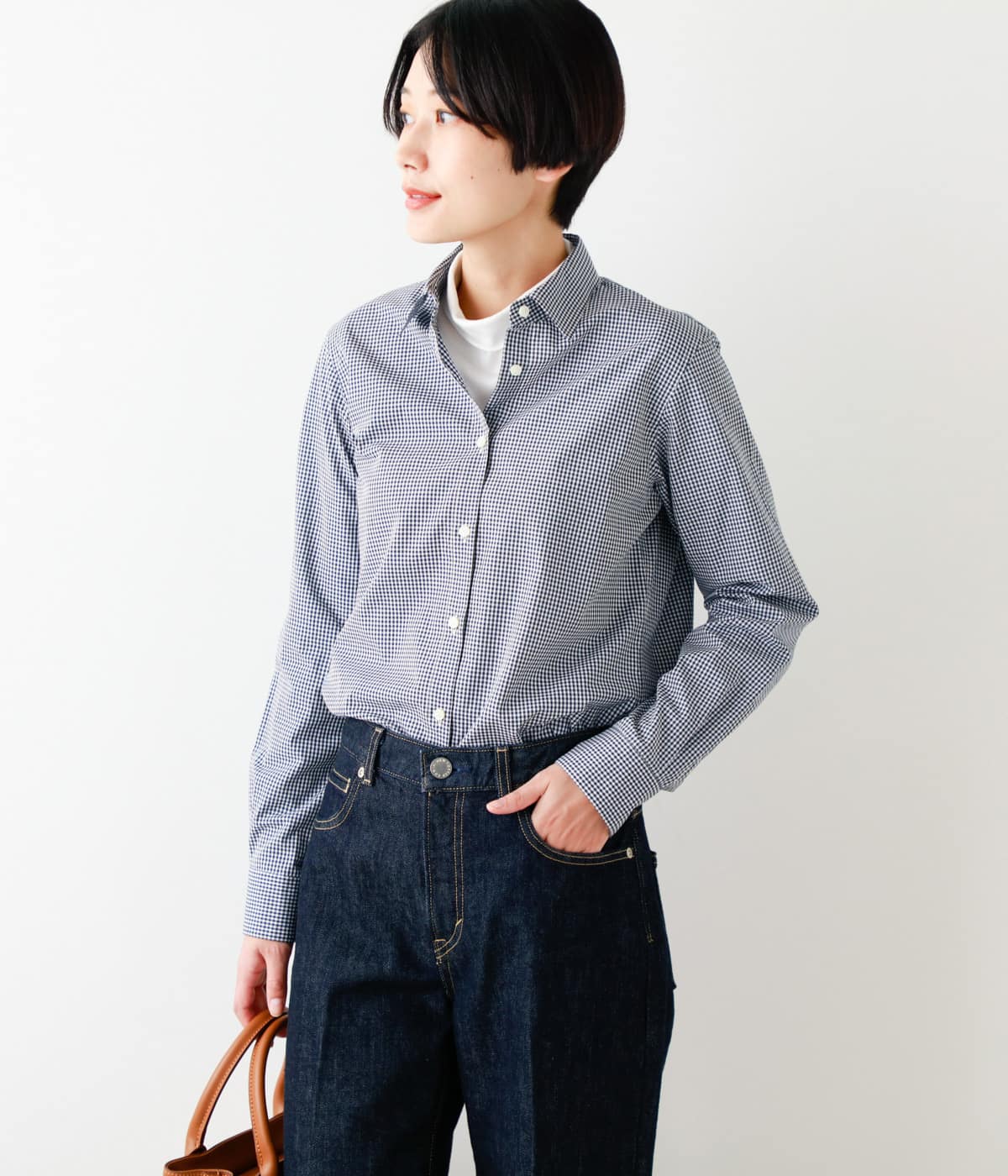 ミニギンガムチェックシャツ(51615272-2022)｜ファッション通販のNY.ONLINE