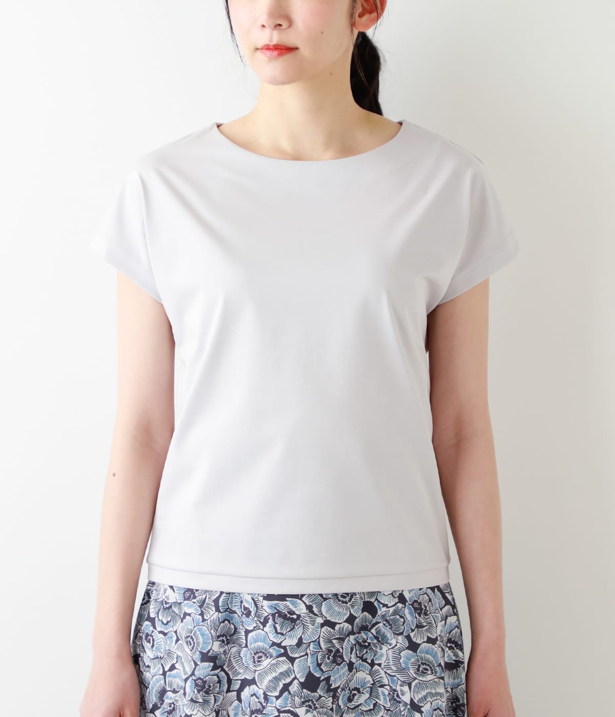 ソルシールド天竺 フレンチスリーブTシャツ(51855535-2022