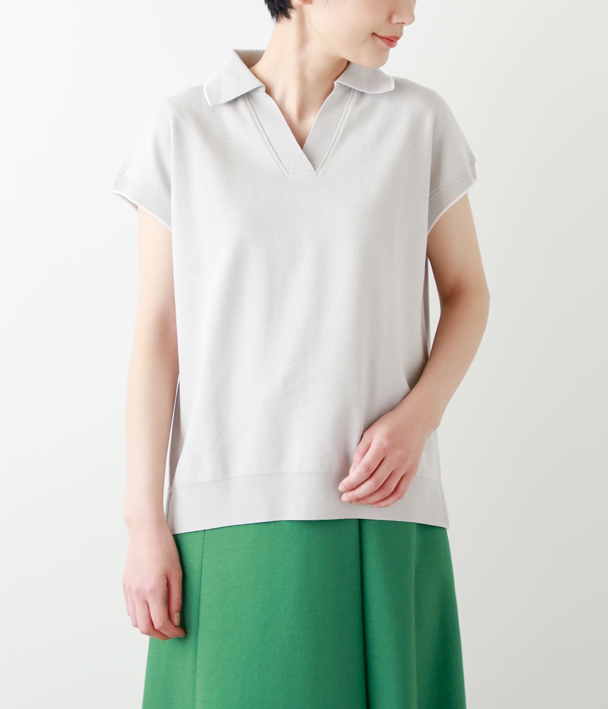 成型ツイル スキッパーポロシャツ(51855634-2022)｜ファッション通販の 