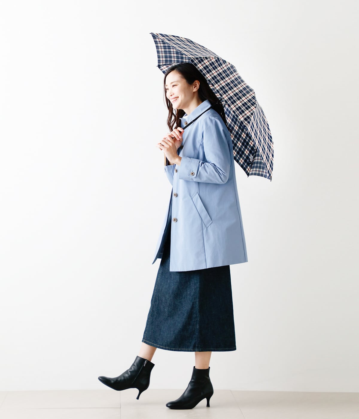 【日本製】ハウスタータン 折り畳み傘（晴雨兼用）