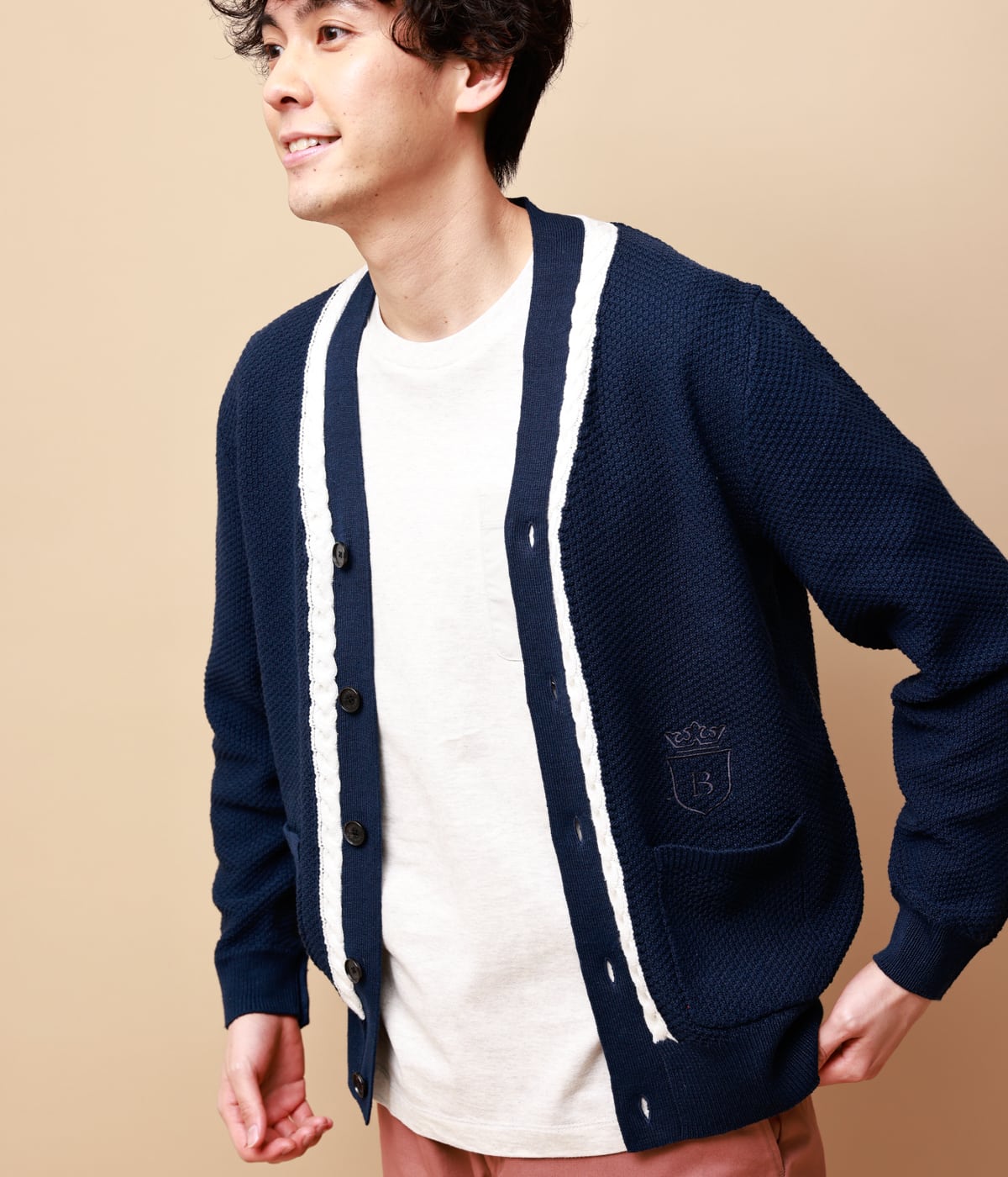 Crespo Lino Amossa ウォッシャブル スクールカーディガン 22 ファッション通販のny Online