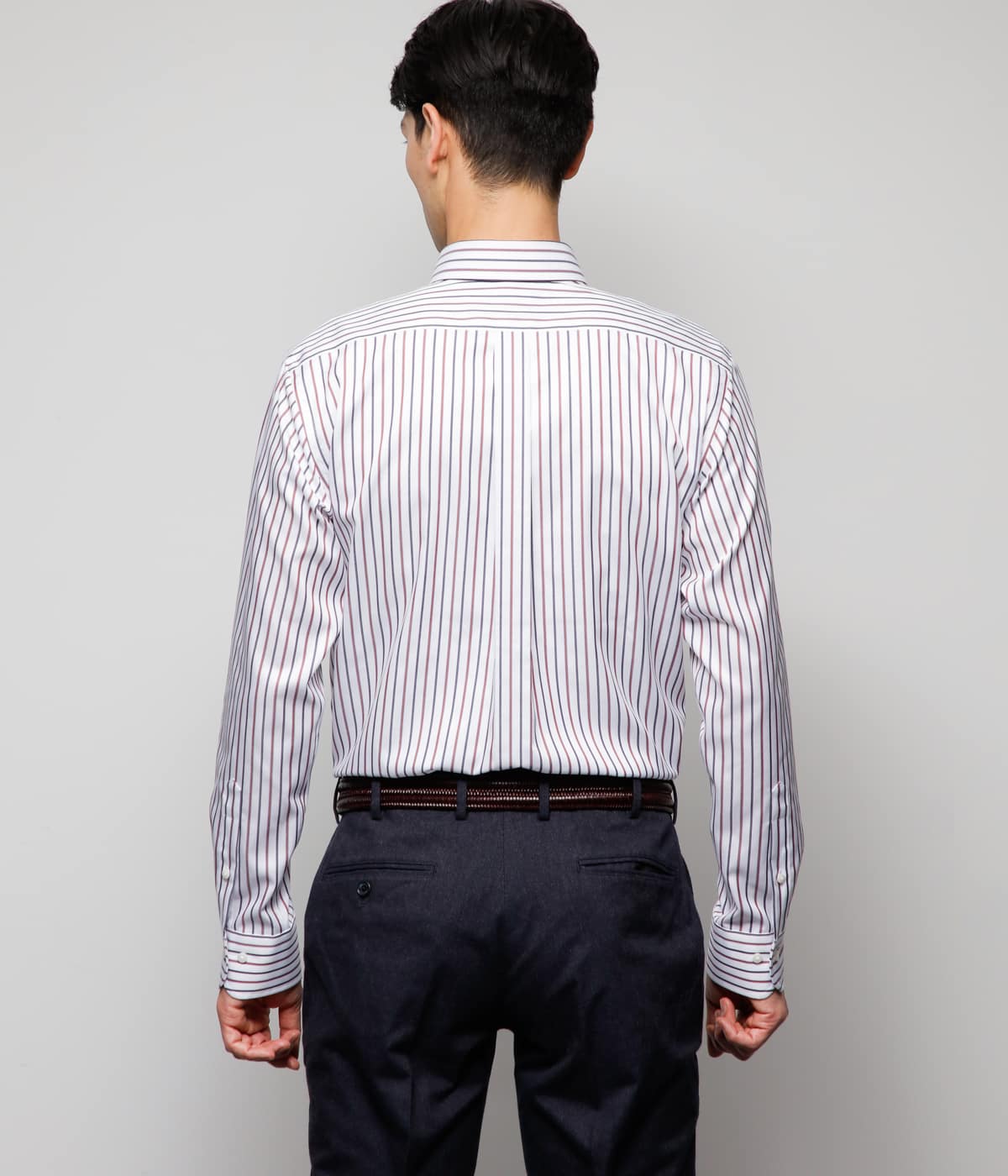 NY CARE FREE・SUPIMA COTTON アイビーストライプ 長袖ボタンダウン NY CARE FREE・SUPIMA COTTON アイビーストライプ 長袖ボタンダウン