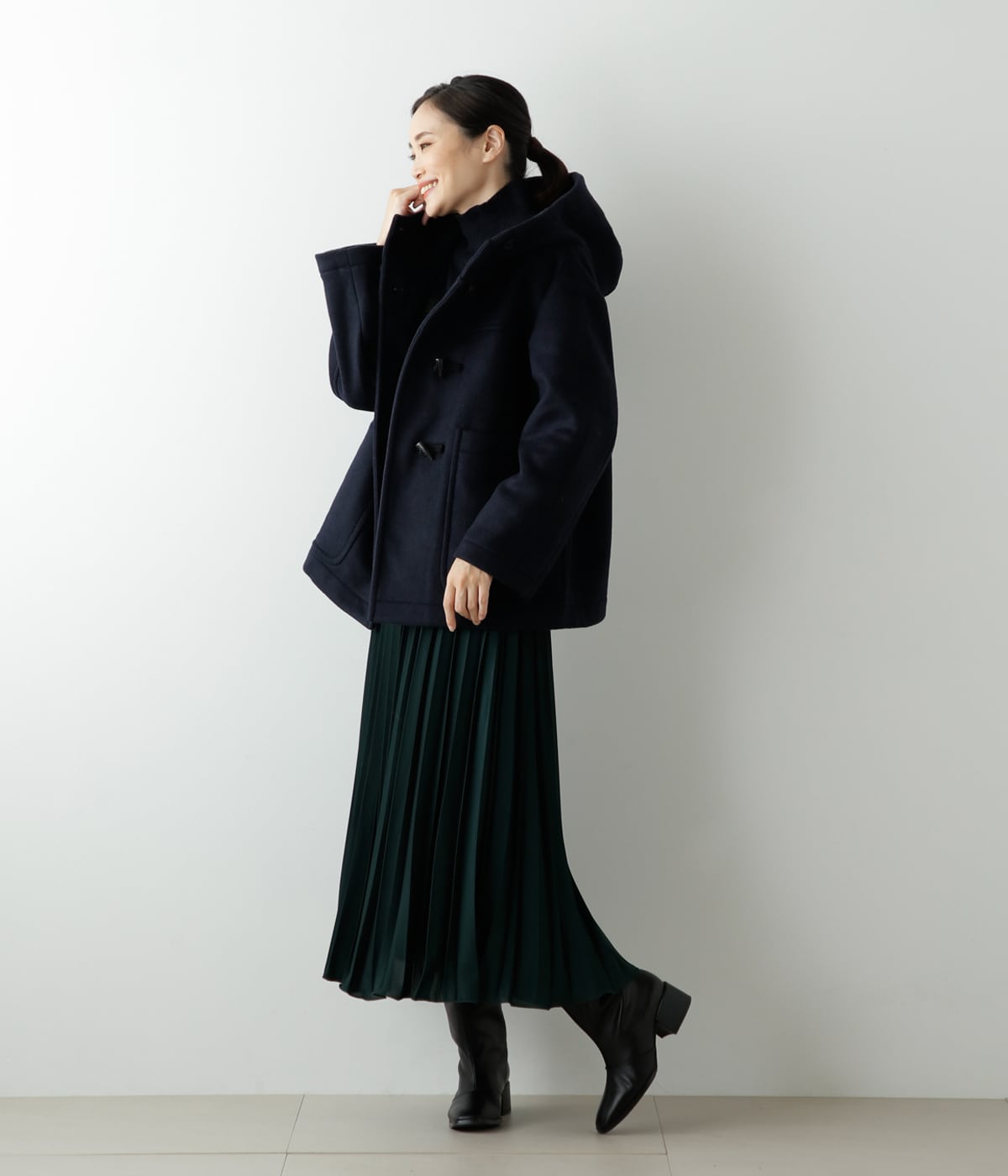 LONDONTRADITIONトゥモローランドナイロンョートダッフルコート おそれ