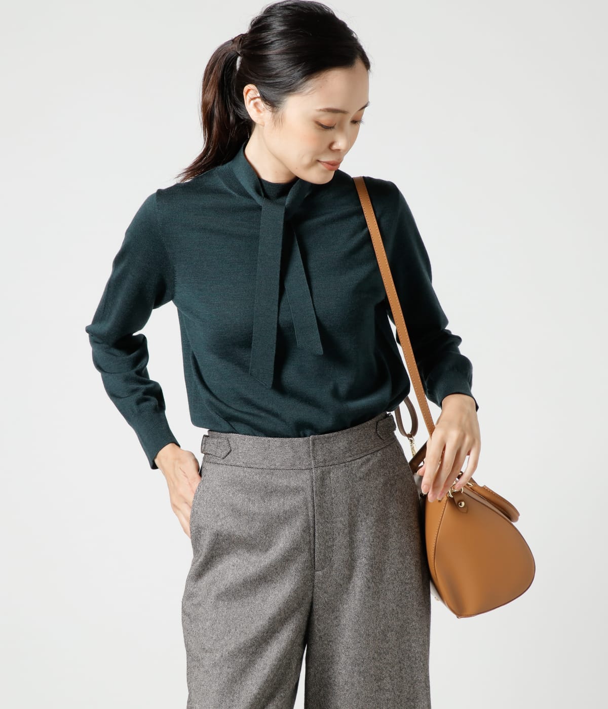 ワイドボウタイニットプルオーバー | TOKYOSTYLE