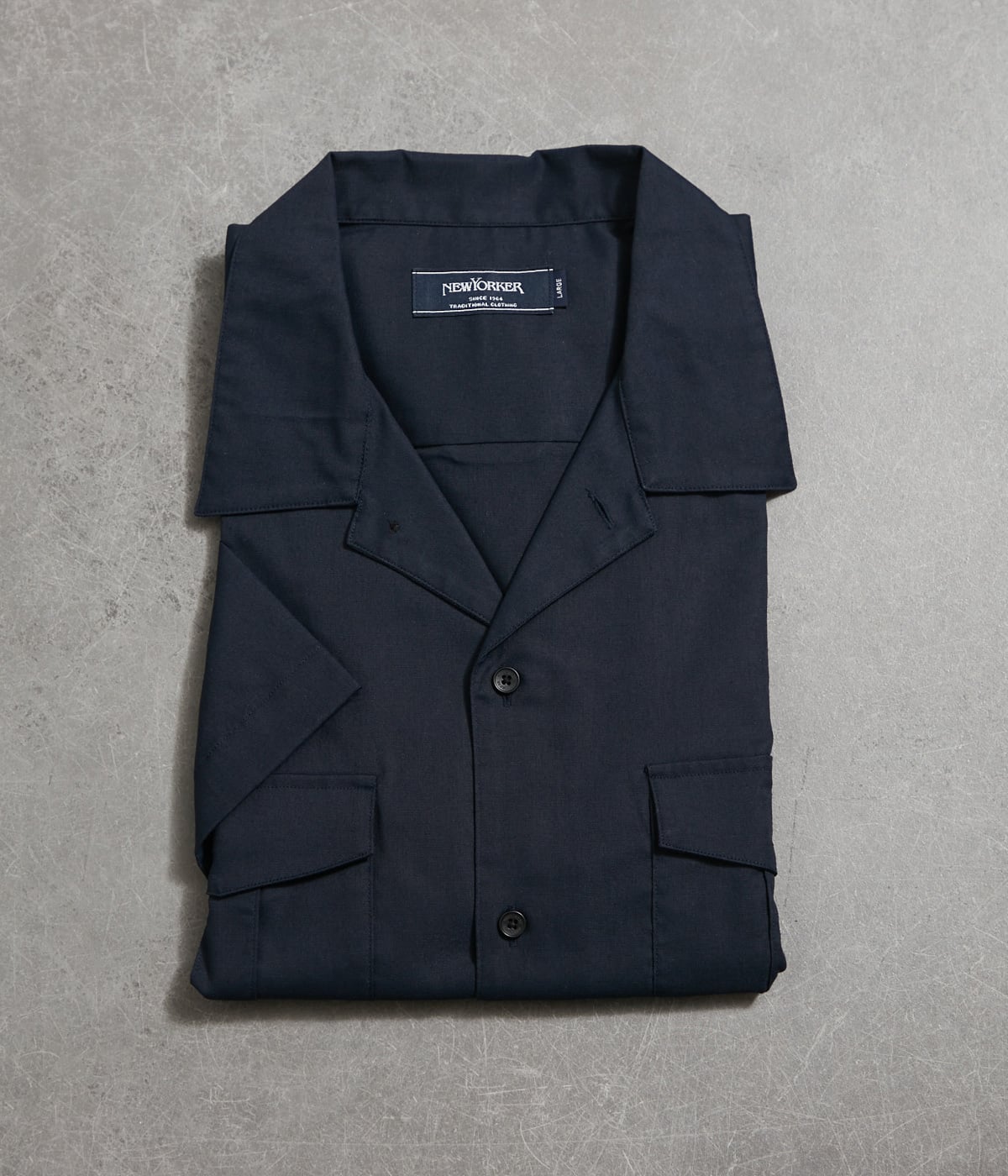the wardrobe. newyorkerの【吸水速乾・ストレッチ】オックス 半袖シャツジャケット