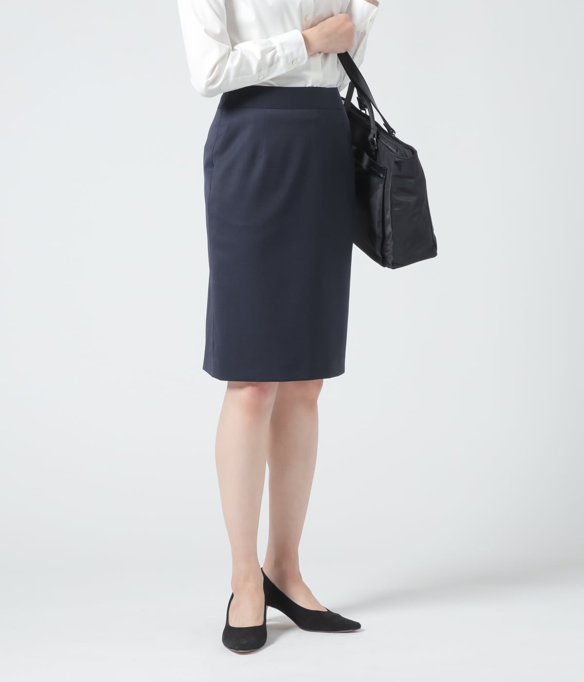 ストレッチギャバ ストレートスカート