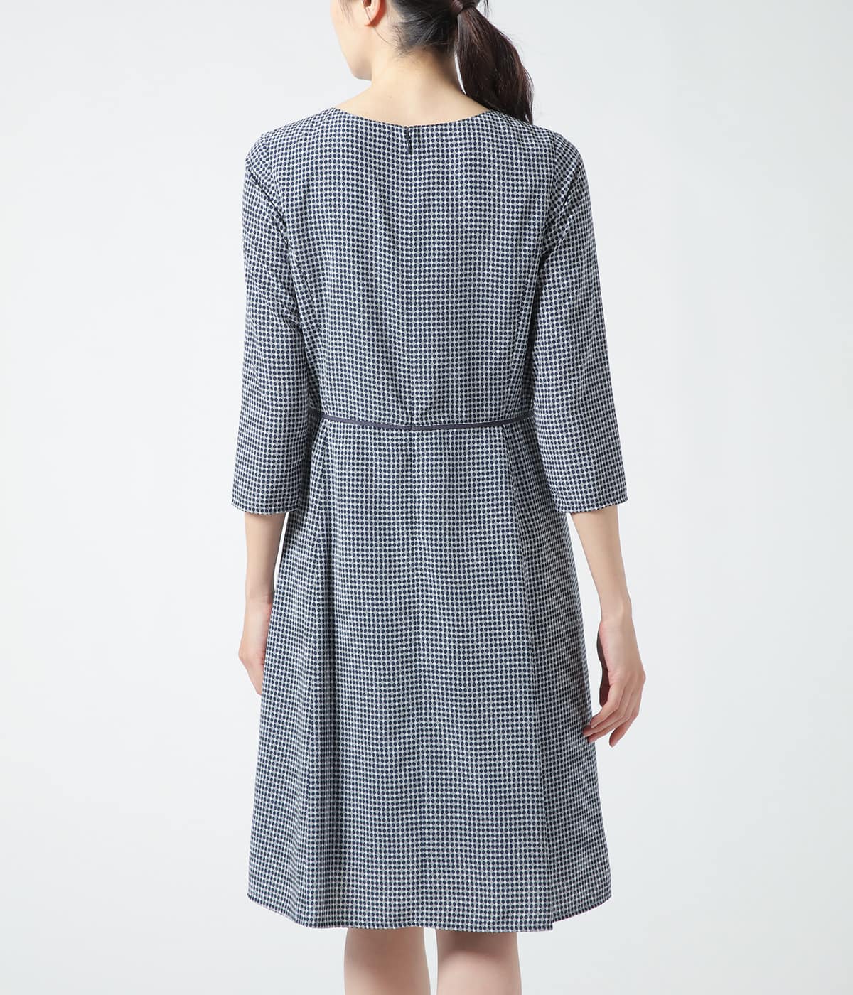 モザイクプリント 7分袖ワンピース(71438413-2023)|ファッション通販
