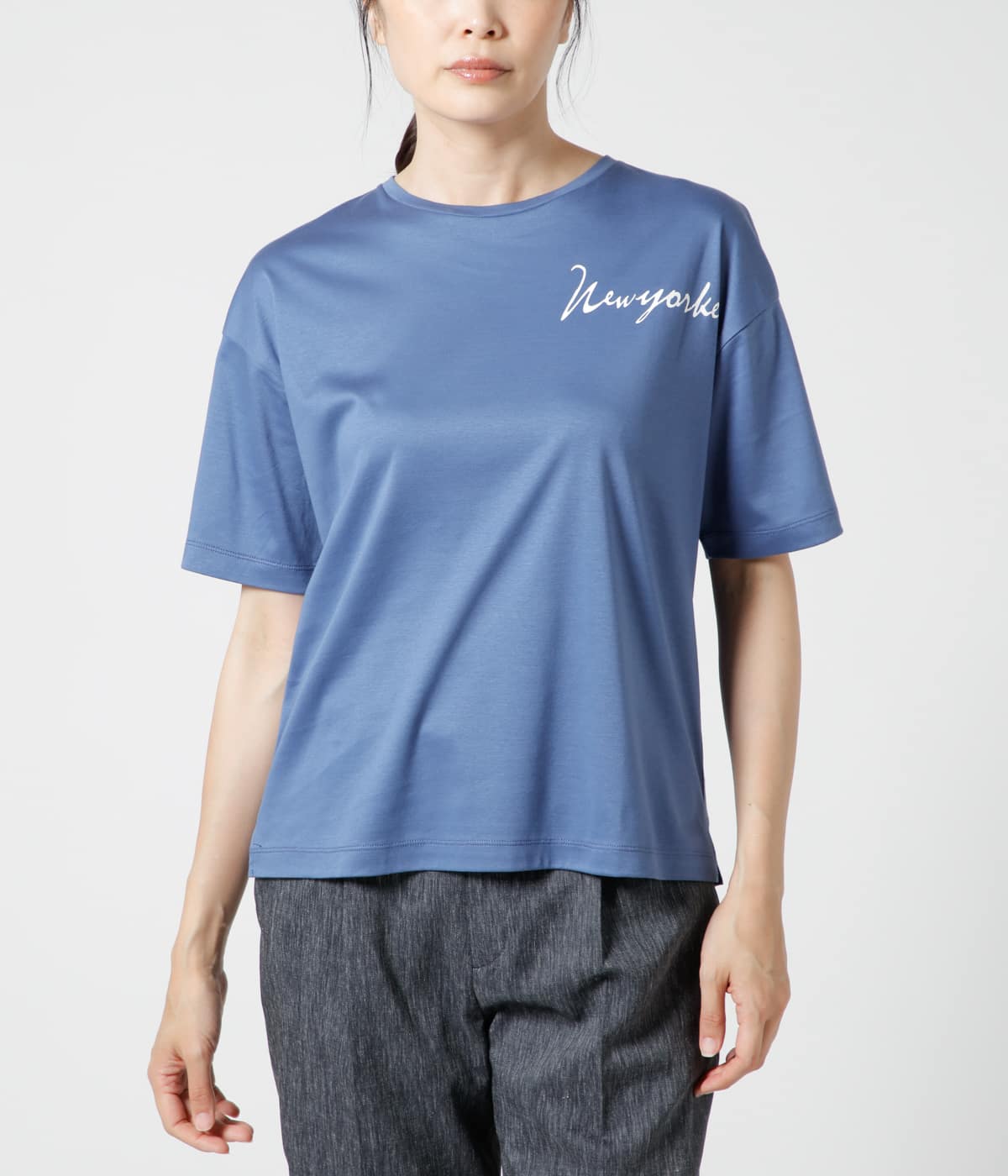 バイオシルケットスムース 半袖プリントTシャツ(71858920-2023 バイオシルケットスムース 半袖プリントTシャツ(71858920-2023