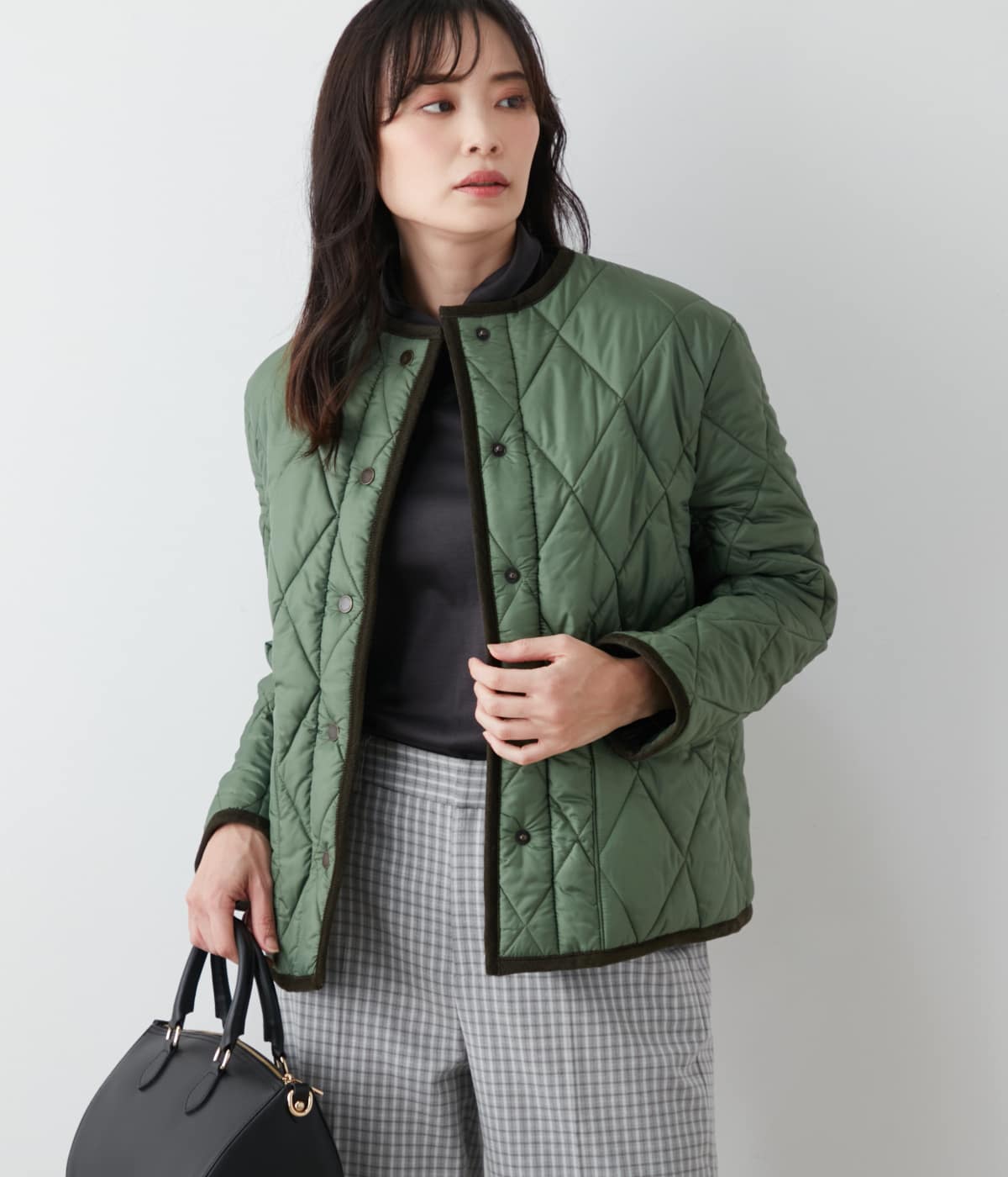 【WEB限定】【別注】LONDON TRADITION(ロンドントラディション) ショートキルティングアウター