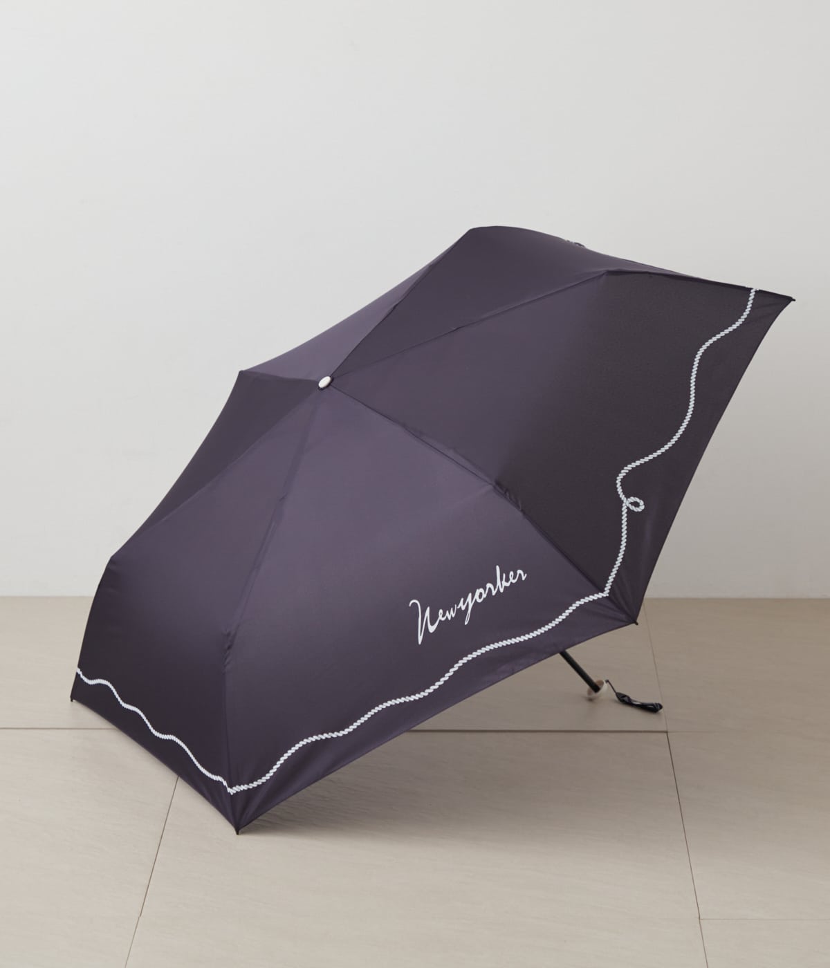 【60th×コラボ】Waterfront ハンディールーフ マリンロープ 晴雨兼用折り畳み傘