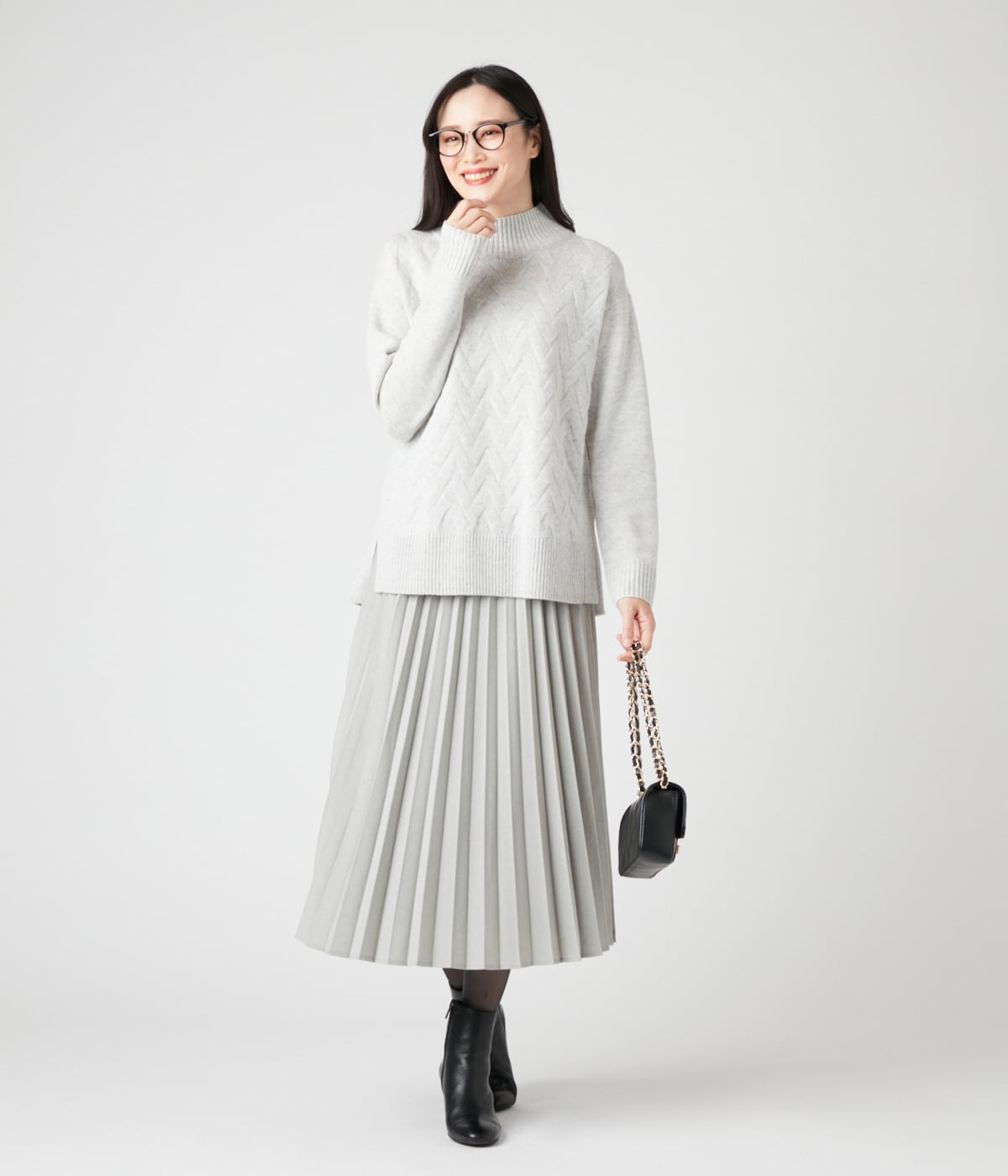 ウールカシミヤ ハイネックニットプルオーバー(71713919-2024)｜ファッション通販のNY.ONLINE