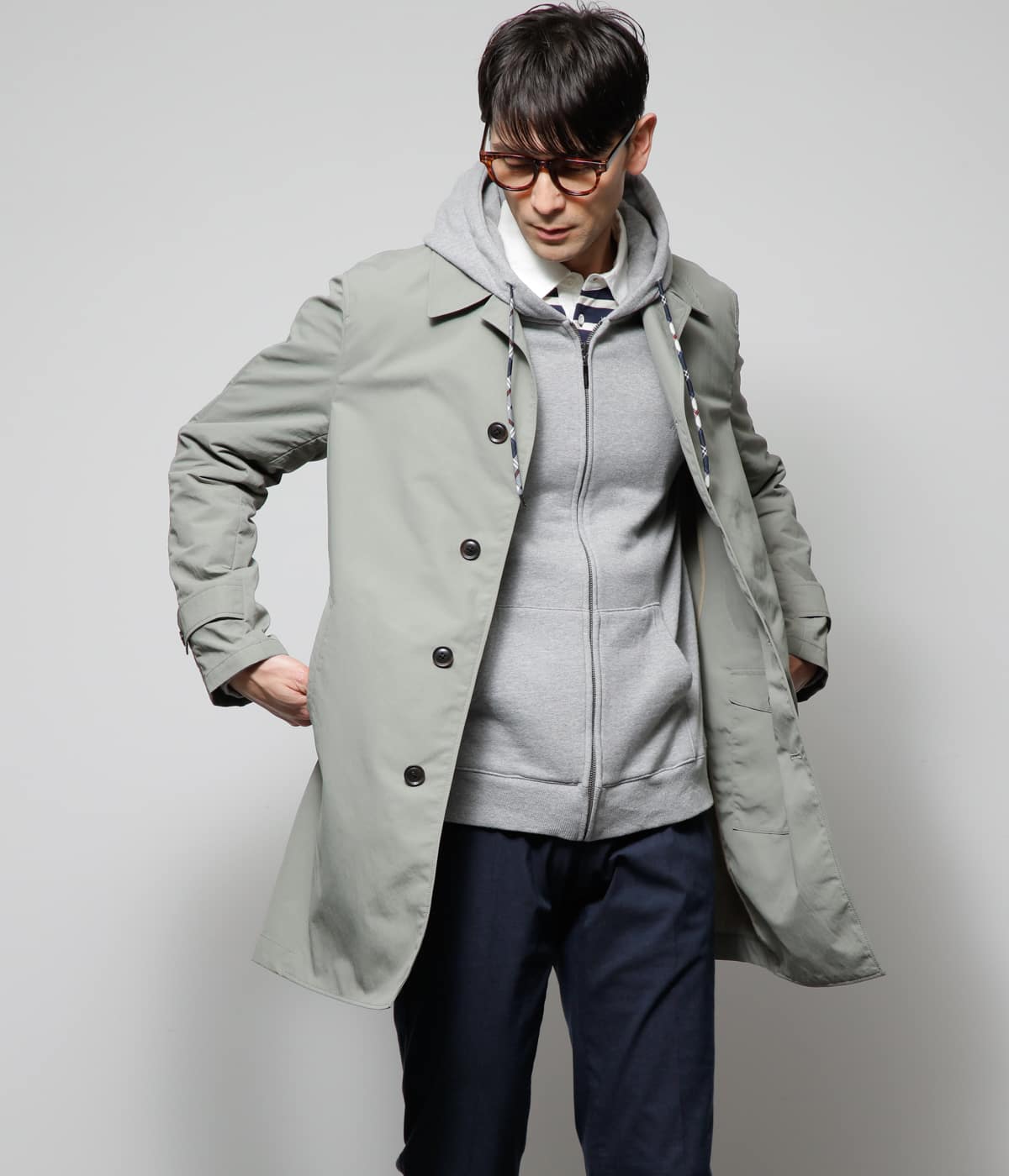 NEWYORKER MEN ステンカラ―コート｜ファッション通販のNY.ONLINE